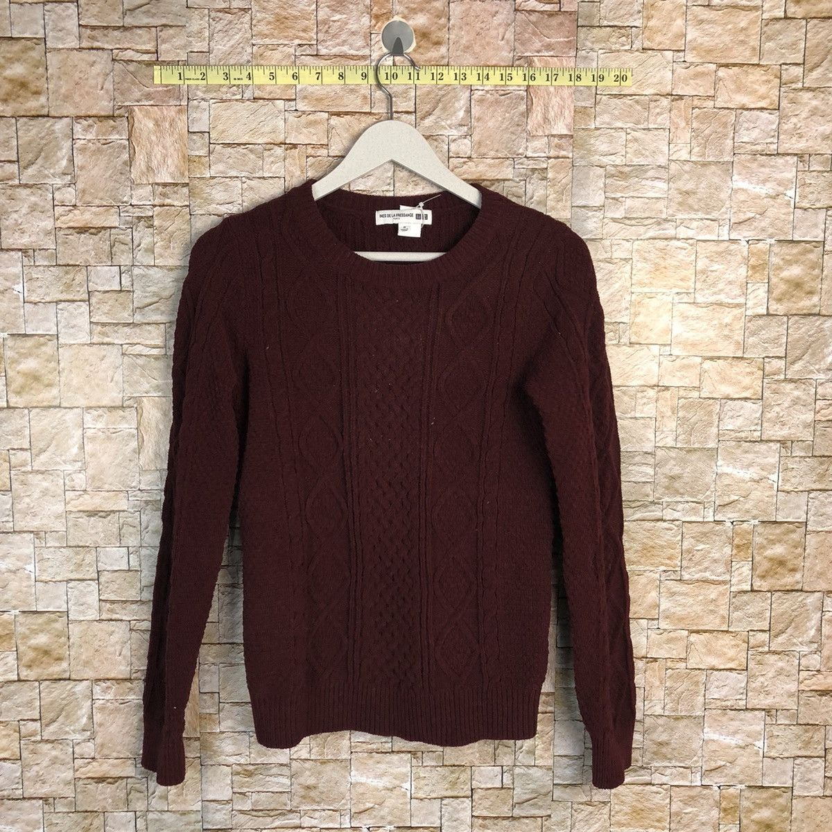 Uniqlo Uniqlo X Ins de La Fressange Maroon Knitwear #A297 Size M / US 6-8 / IT 42-44 - 1 Thumbnail
