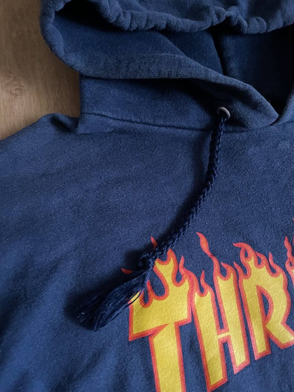 Thrasher × Vintage Vintage Thrasher Magazine Flame Graphic Hoodie Sz S Size US S / EU 44-46 / 1 - 7 Thumbnail