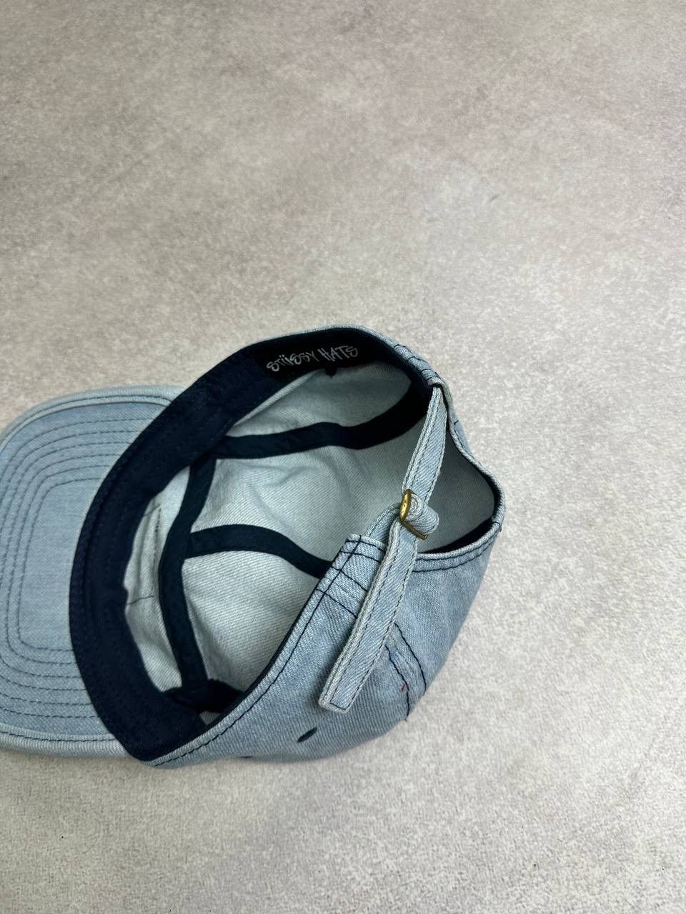 Stussy Vintage Stussy Denim 5-panel Cap Rare Os Size ONE SIZE - 4 Thumbnail
