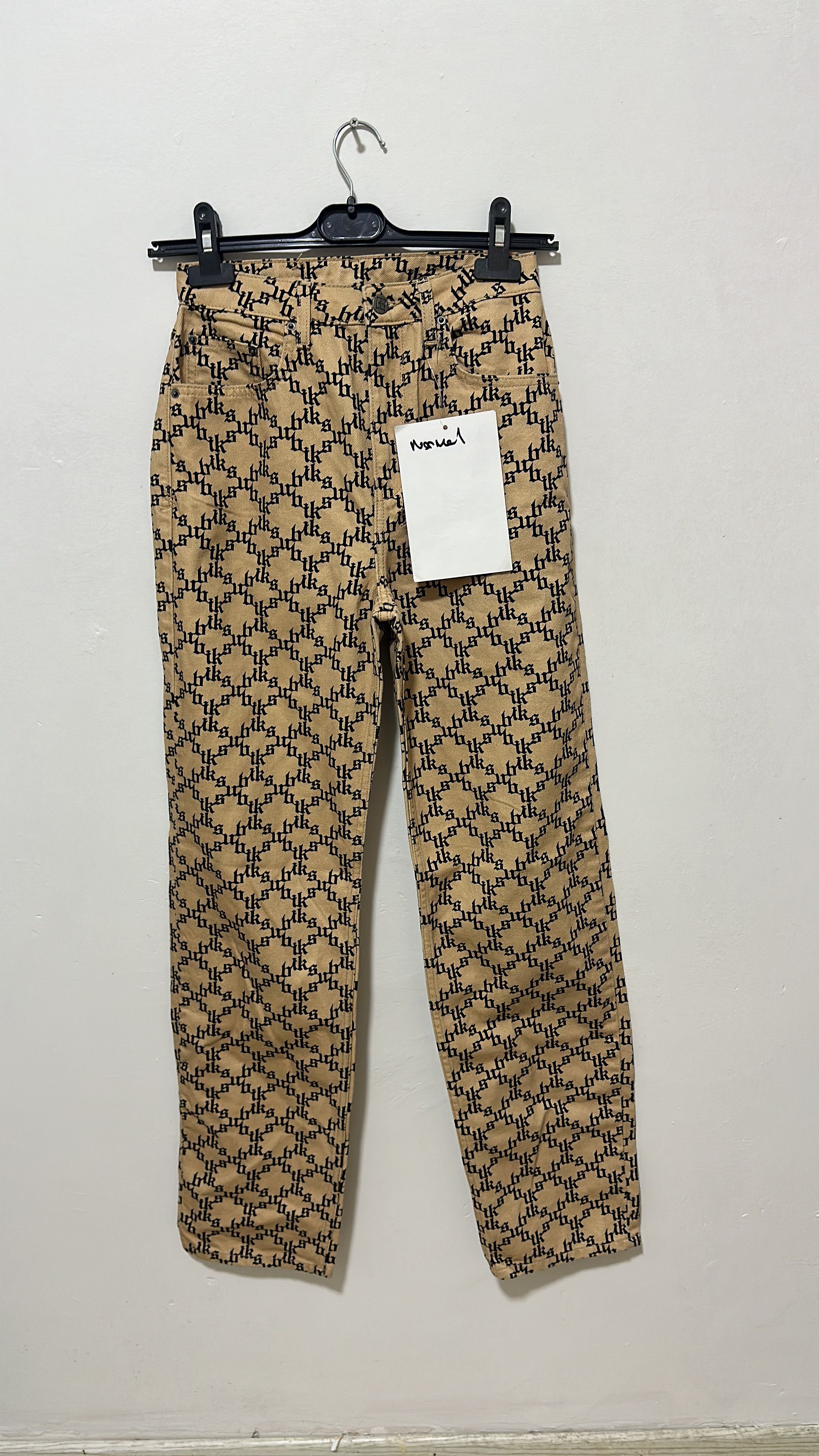 Ksubi Ksubi SAMPLE UNRELEASED Monogram Denim Jean Size US 26 / EU 42 - 1 Thumbnail