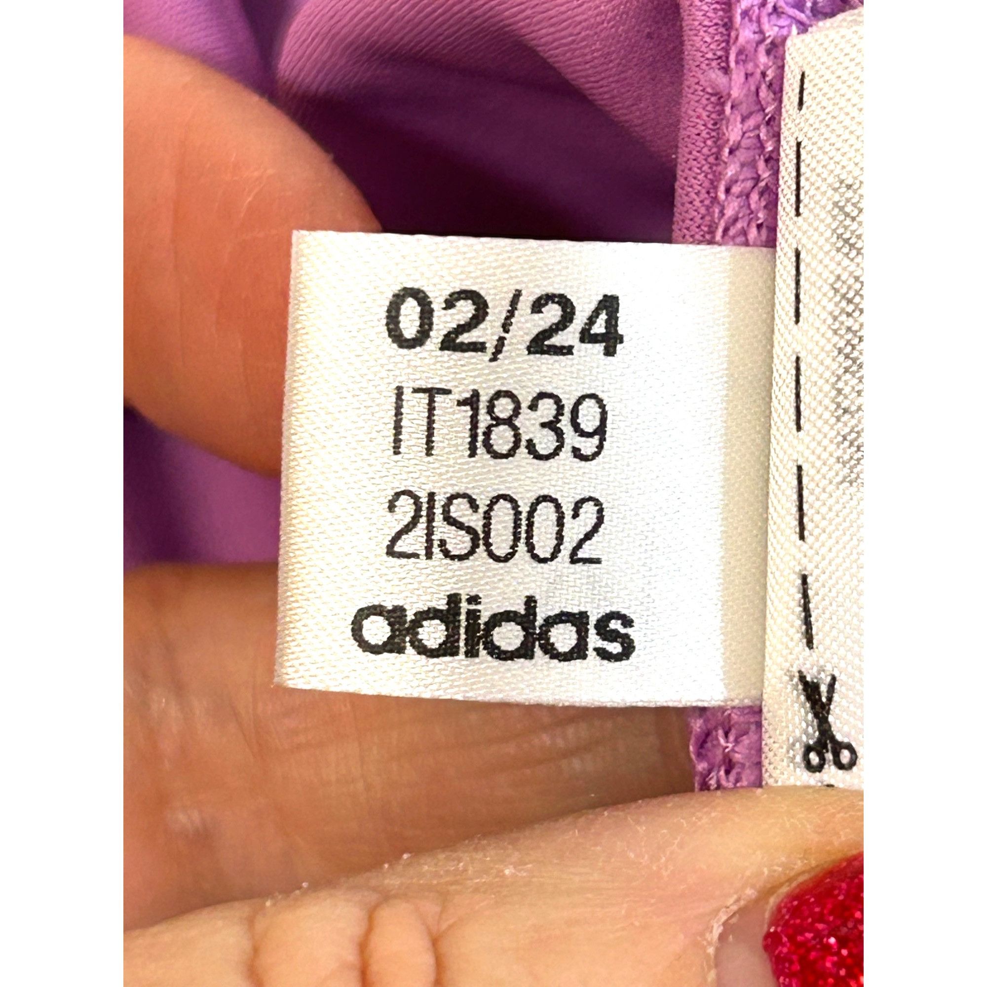 Adidas Adidas Originals Women’s Booty Tennis Shorts S Lavender Runn Size 24" / US 00 / IT 34 - 4 Thumbnail