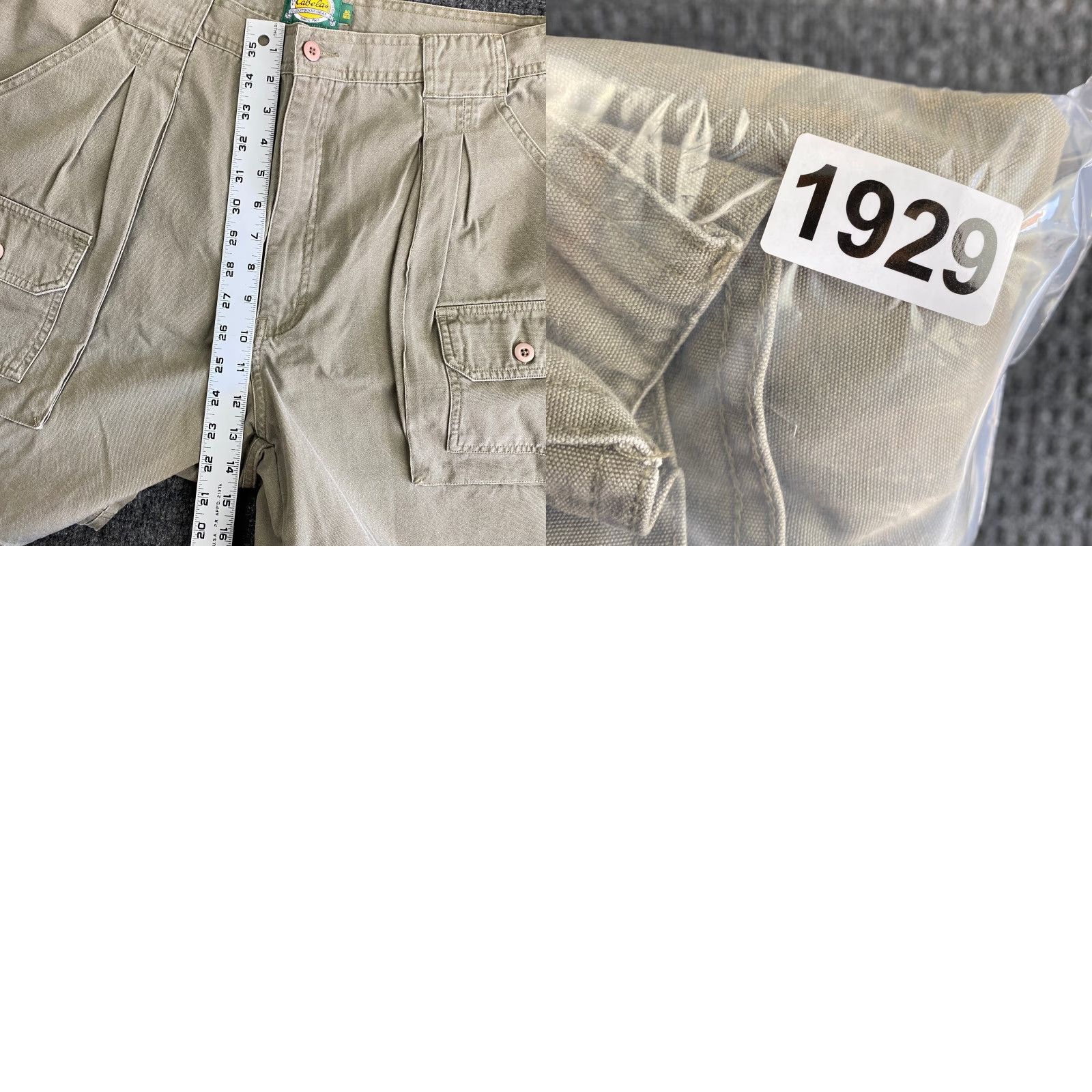 Vintage VINTAGE Cabela's Cargo Shorts Outdoor Green 40 Reg Men's Cotton Canvas Cargo Pocket 90s y2k Size US 40 / EU 56 - 8 Thumbnail