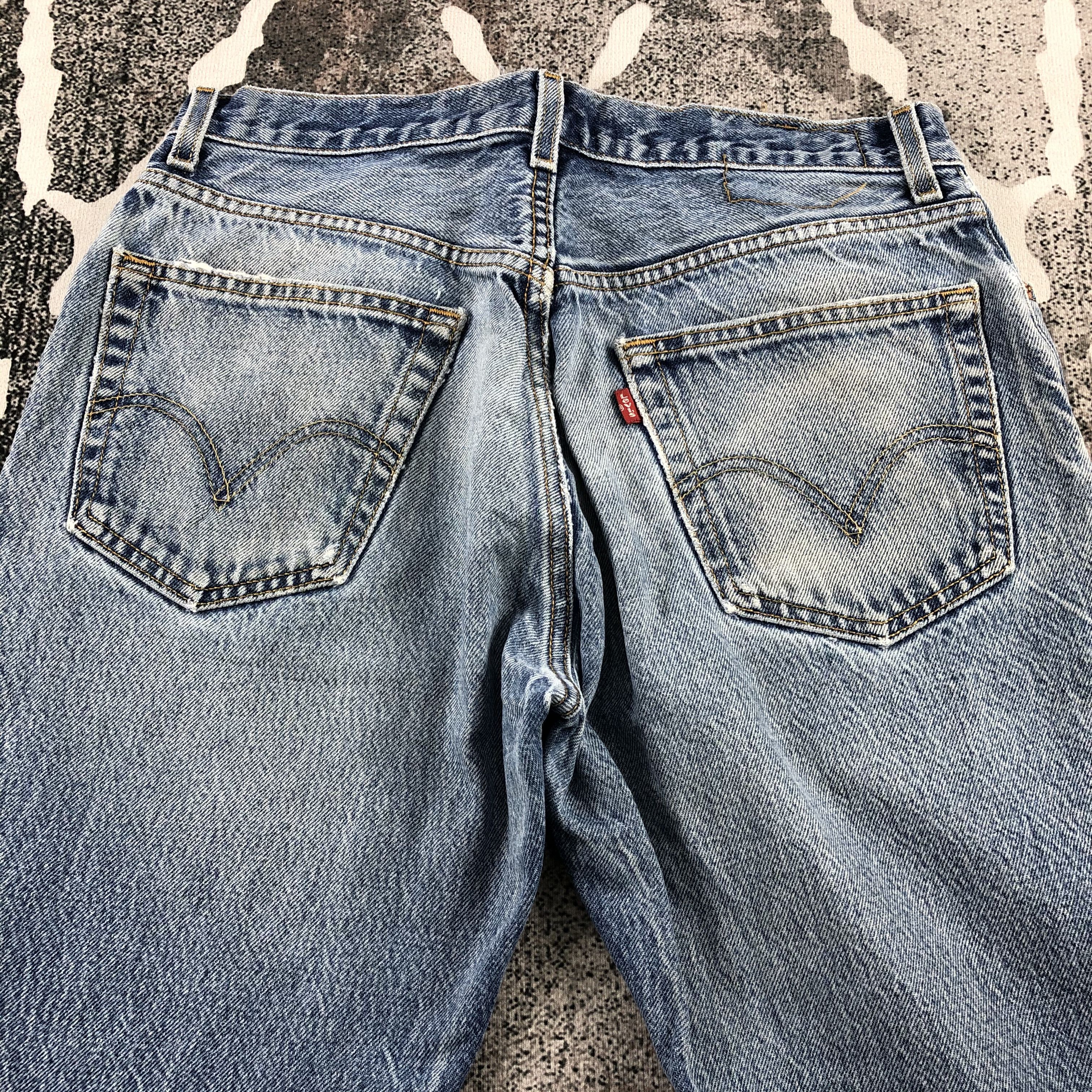 Levi's Vintage Levi's 505 Jeans Distressed Denim KJ880 Size US 32 / EU 48 - 4 Thumbnail