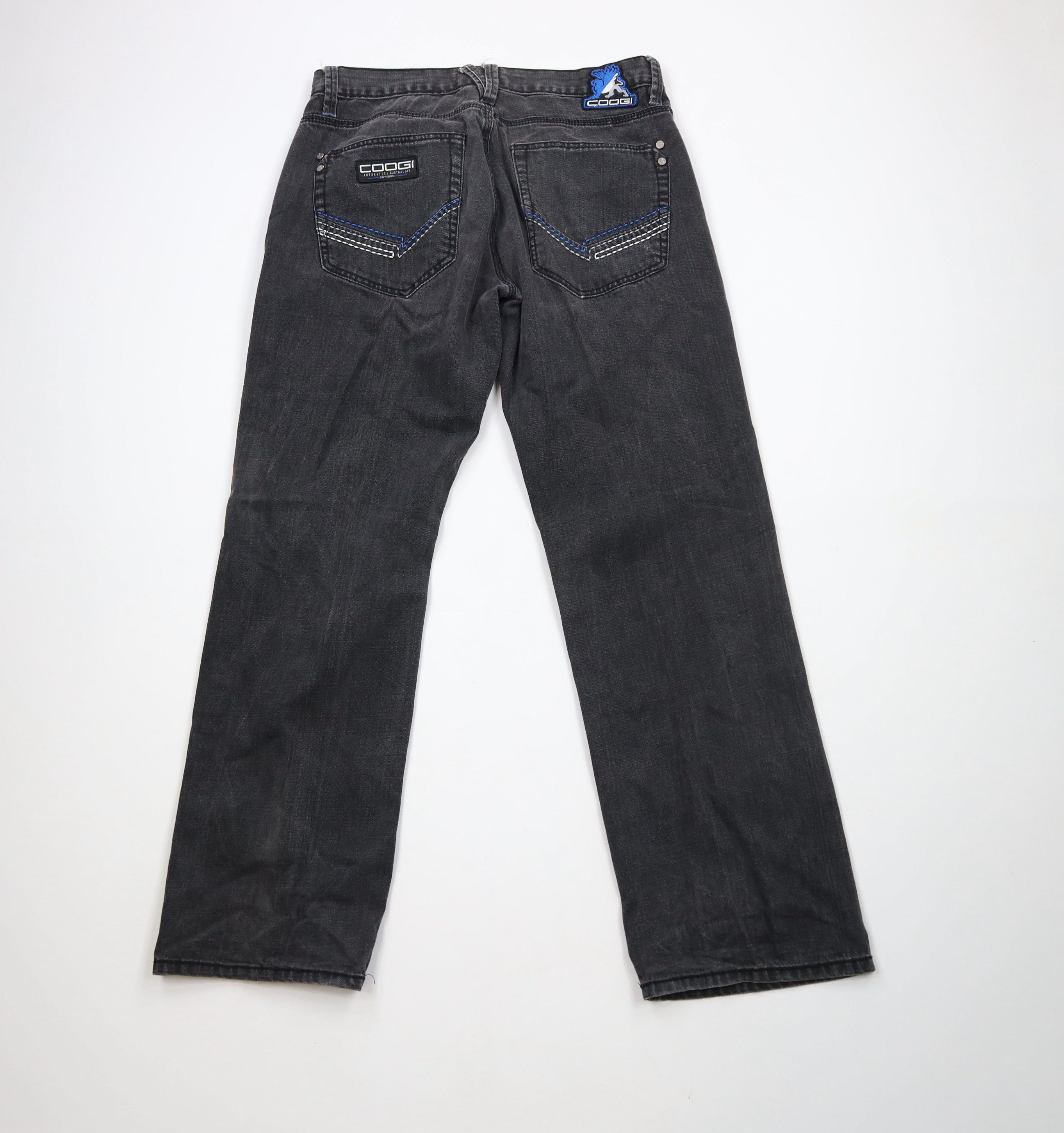 Vintage Vintage Y2K Coogi Baggy Wide Leg Denim Jeans Black AS IS Size US 34 / EU 50 - 11 Thumbnail