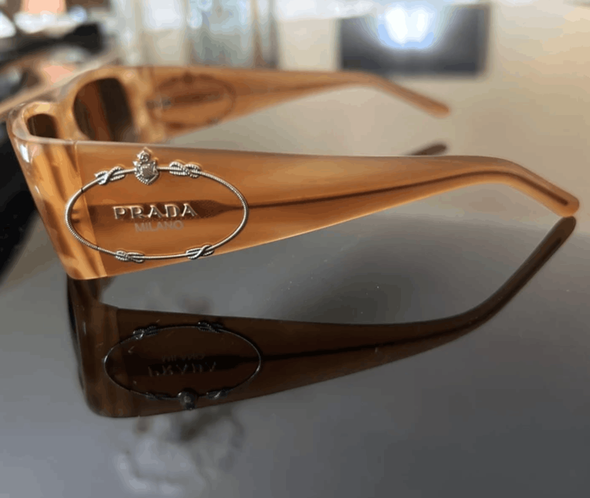 Prada PRADA Sunglasses 🇺🇸 TAX FREE Flame Star Mask Fire Silver Size ONE SIZE - 1 Thumbnail