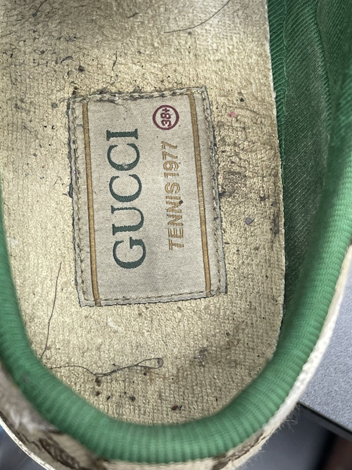 Gucci Size 38.5G/8.5 - Gucci Low Top Tennis 1977 Sneakers Size US 8.5 / IT 38.5 - 11 Thumbnail