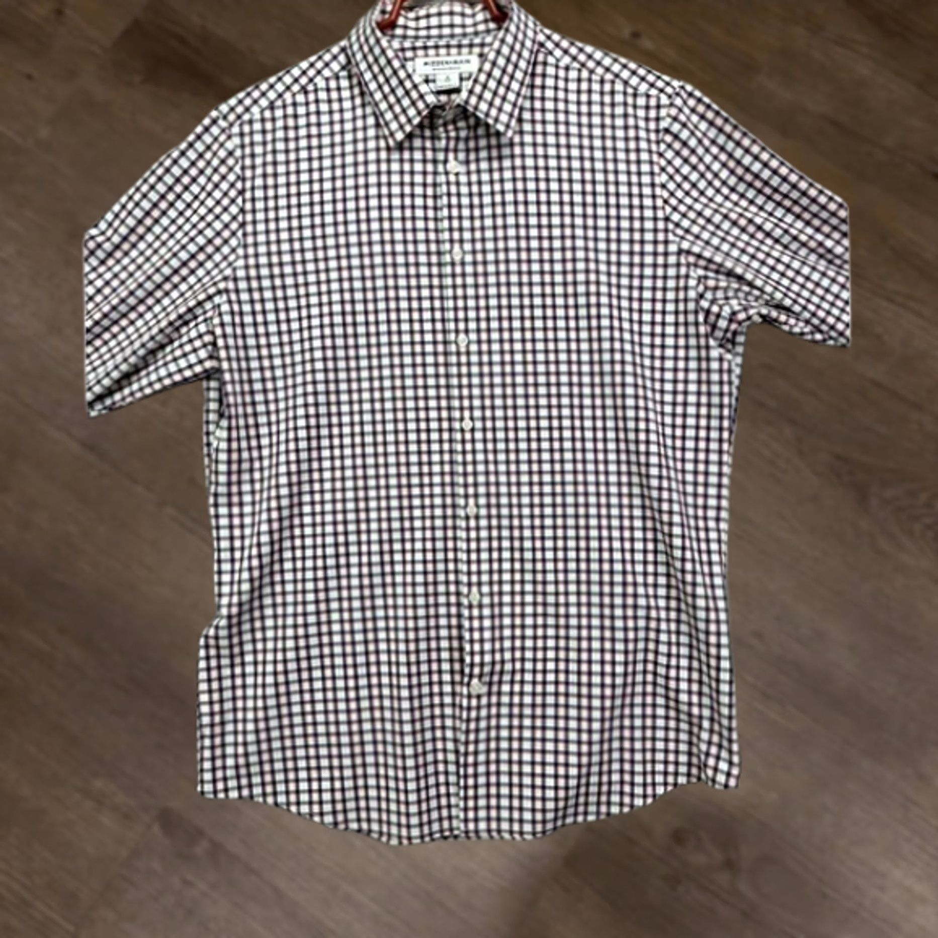 Mizzen+Main Mizzen+Main Shirt Adult XL Performance Blue Multi Plaid Button Down Stretch Mens Size US XL / EU 56 / 4 - 1 Thumbnail