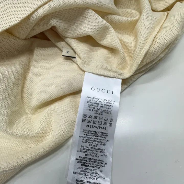 Gucci Gucci Gucci Embroidered Collar Cotton Short Sleeve Polo -2 Size US M / EU 48-50 / 2 - 4 Thumbnail
