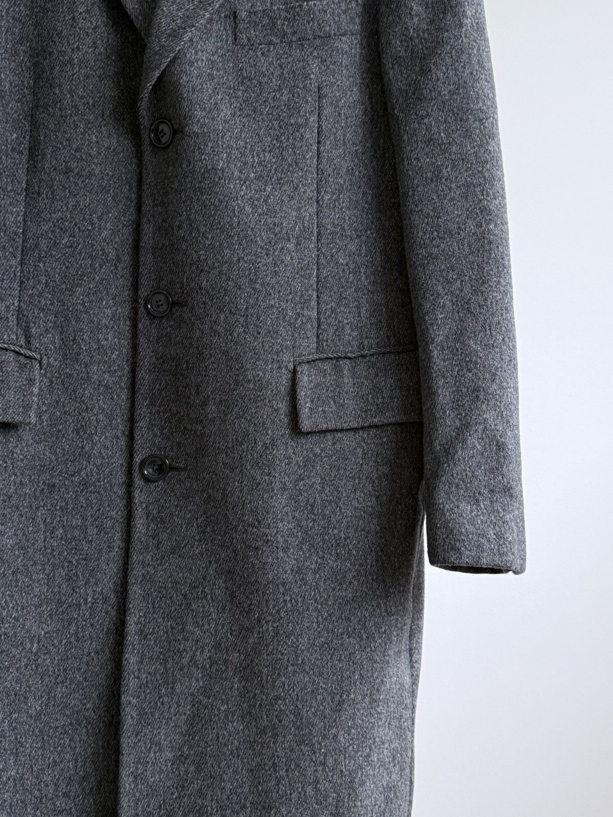 Suitsupply Suitsupply Gray Wool Cashmere Coat Size 48 Size US M / EU 48-50 / 2 - 9 Thumbnail