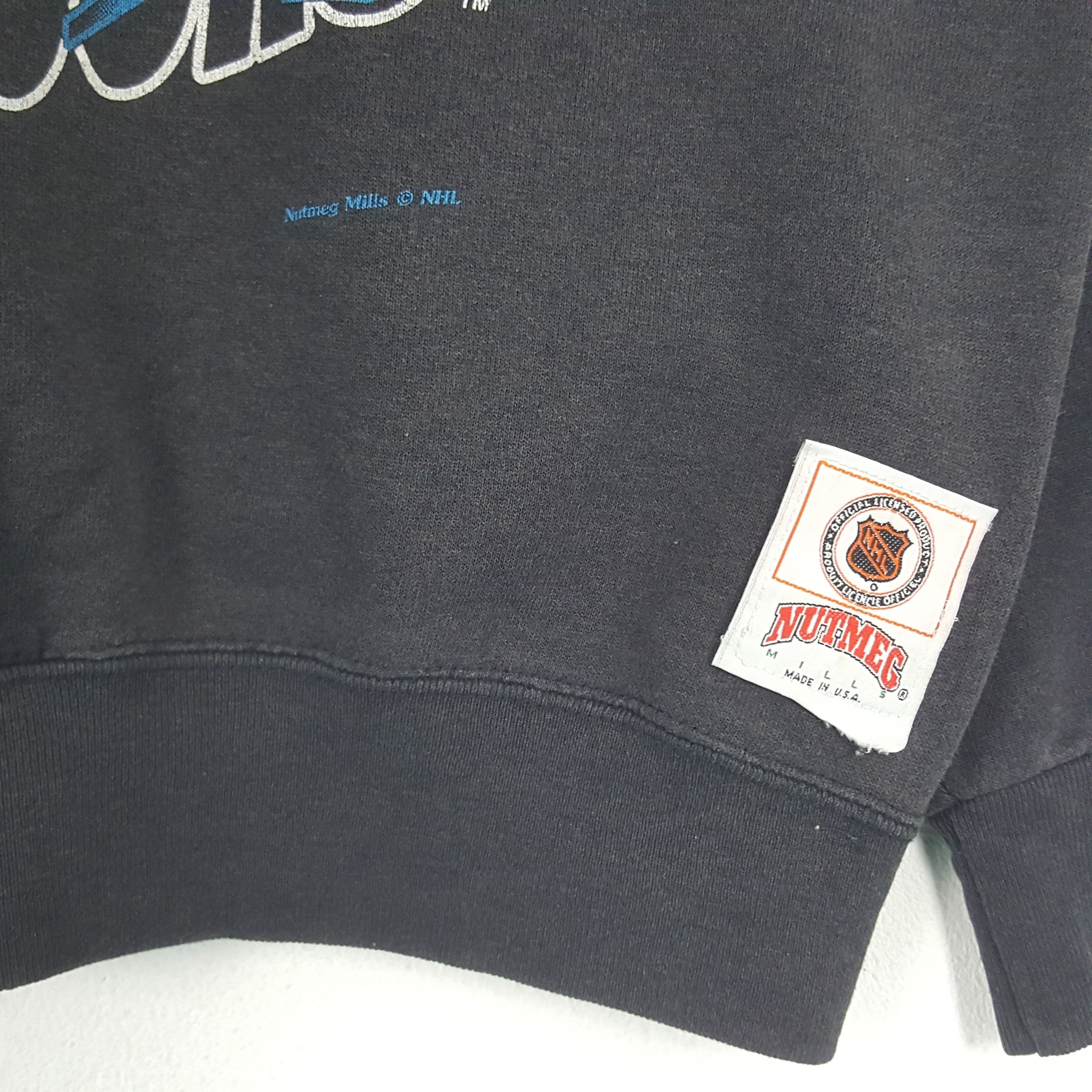 NHL × Nutmeg × Vintage Vintage Kick Ice Michtyducks Hockey Team Sweatshirt Size US L / EU 52-54 / 3 - 3 Thumbnail