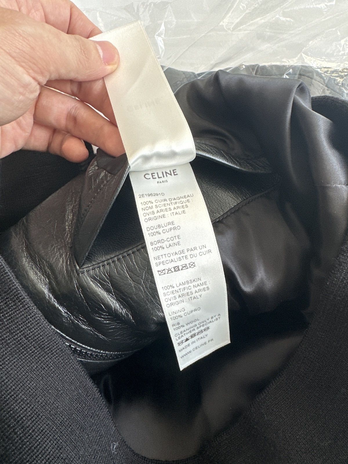 Celine Rhinestone Leather Jacket Size US M / EU 48-50 / 2 - 6 Thumbnail