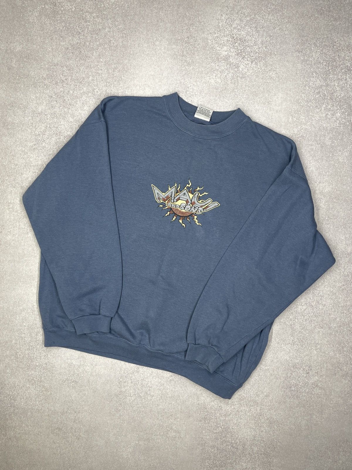 Maui and Sons × Vintage Vintage Maui and Sons Sweatshirt Blue Surf Style USA Size US XL / EU 56 / 4 - 6 Thumbnail