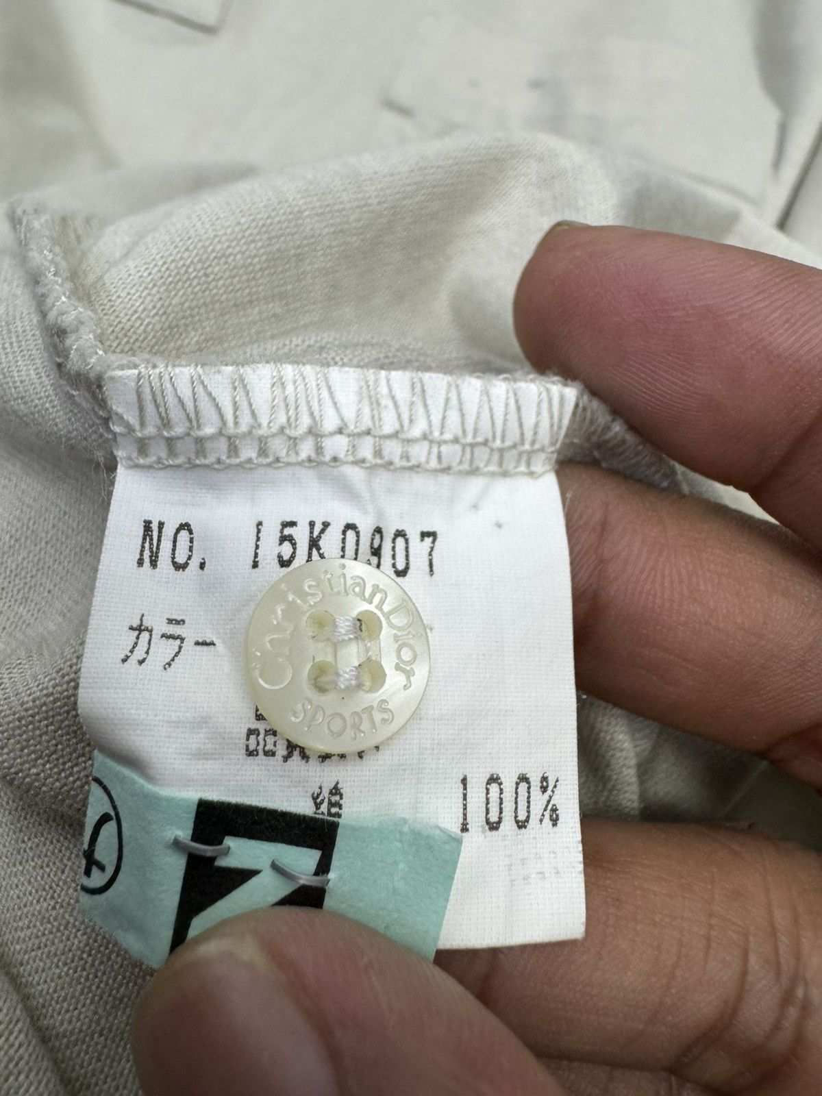 Christian Dior Monsieur Vintage Christian Dior Sports Polo Tee Size US L / EU 52-54 / 3 - 8 Thumbnail