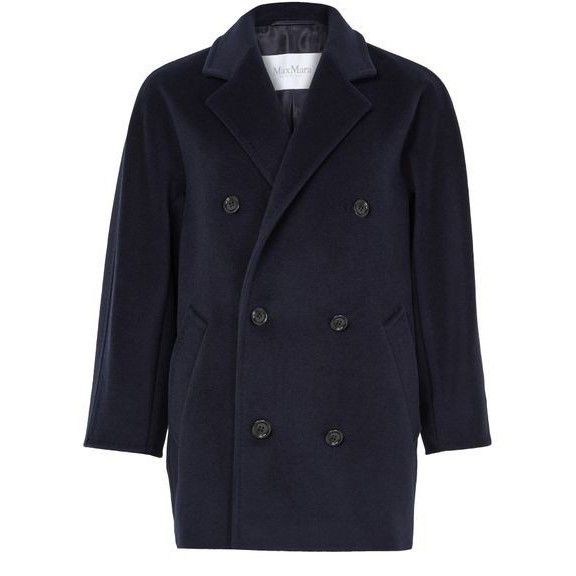 Max Mara MAX MARA Rebus Black Wool Cropped Coat New & Authentic (Wome Size M / US 6-8 / IT 42-44 - 1 Thumbnail