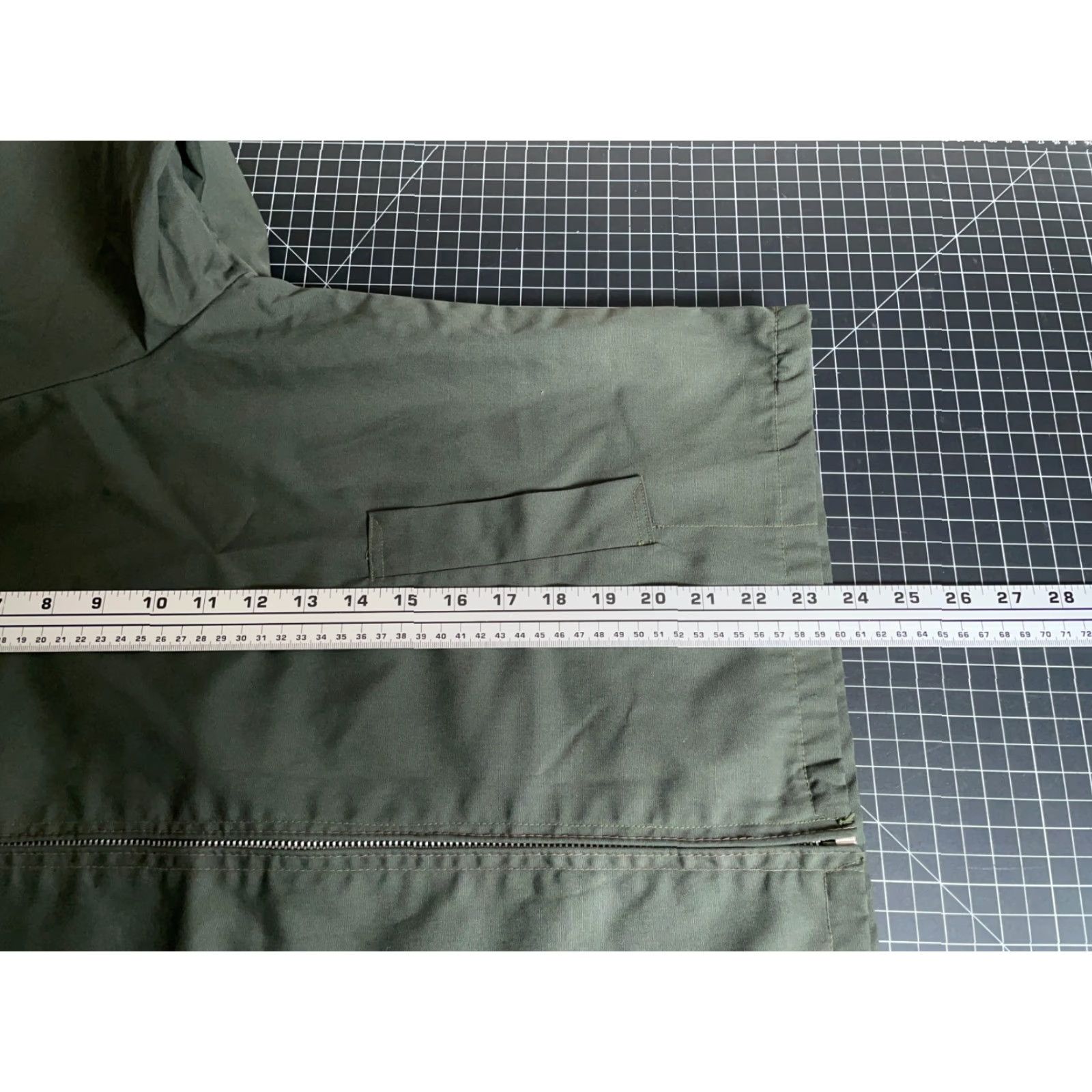 Vintage Vintage Gold Leaf Men's Large Green 60s Simco Boxy Fit Work Jacket Zip Front Full Lightweight Pockets Unlined USA Made Size US L / EU 52-54 / 3 - 6 Thumbnail
