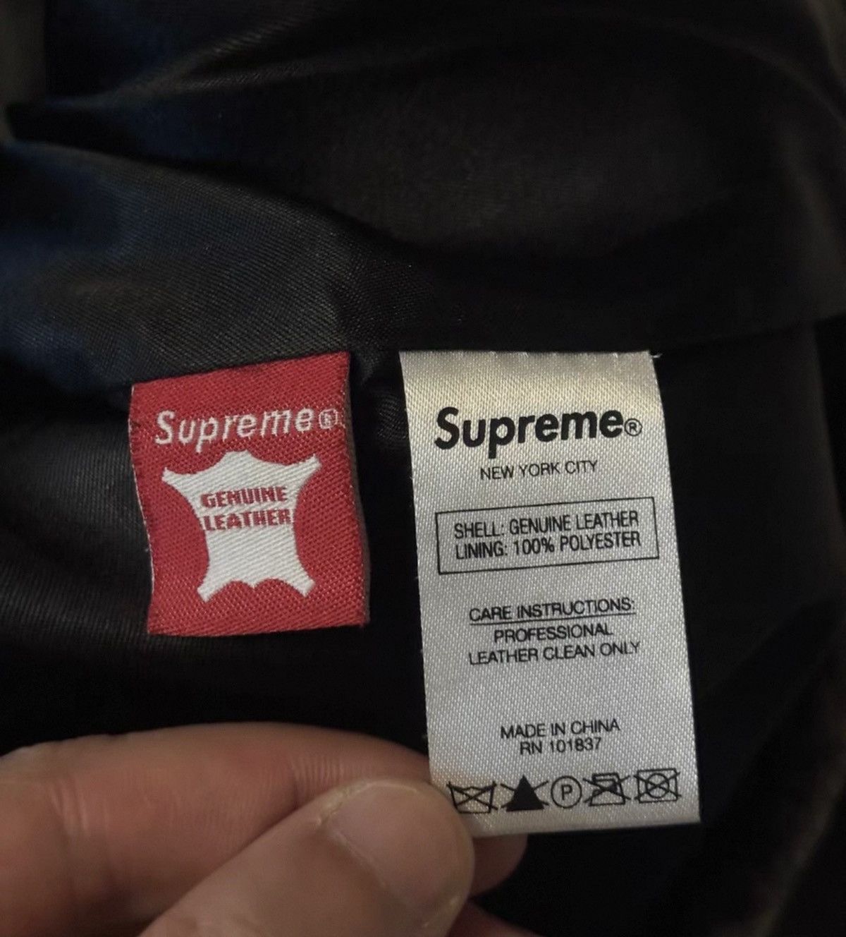 Supreme Supreme leather anroak snow camo Size US S / EU 44-46 / 1 - 5 Thumbnail