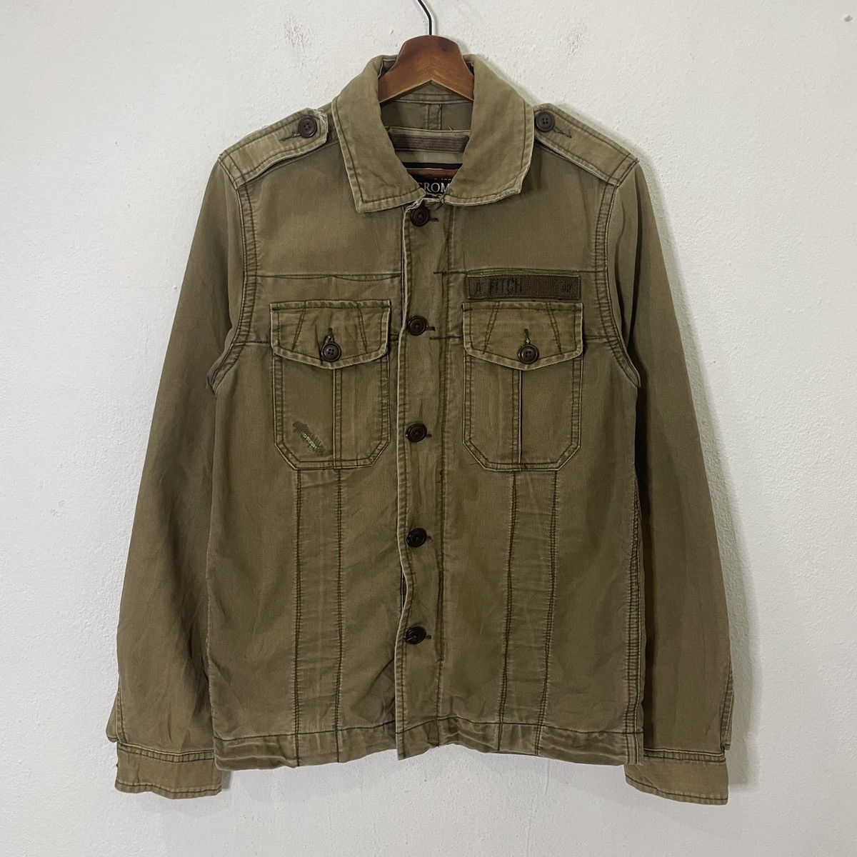 Abercrombie & Fitch Vintage Abercrombie & Fitch Military Style Jacket Size US S / EU 44-46 / 1 - 1 Thumbnail