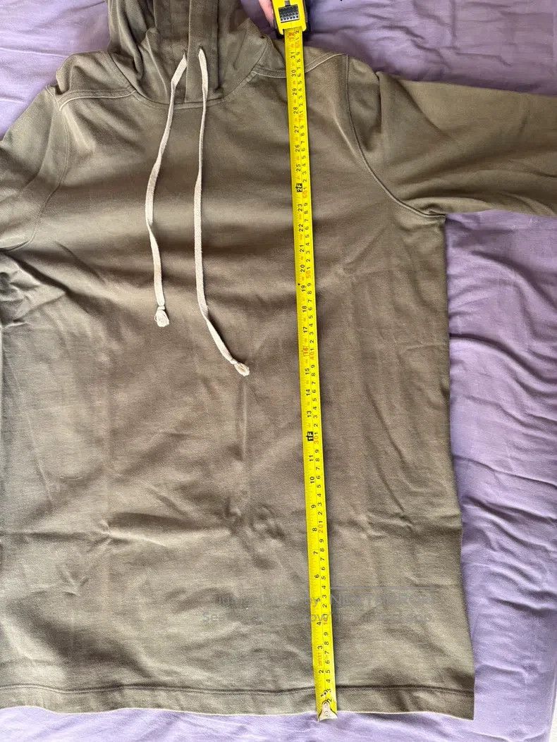 Rick Owens Rick Owens Double line grey hoodie Size US S / EU 44-46 / 1 - 7 Thumbnail