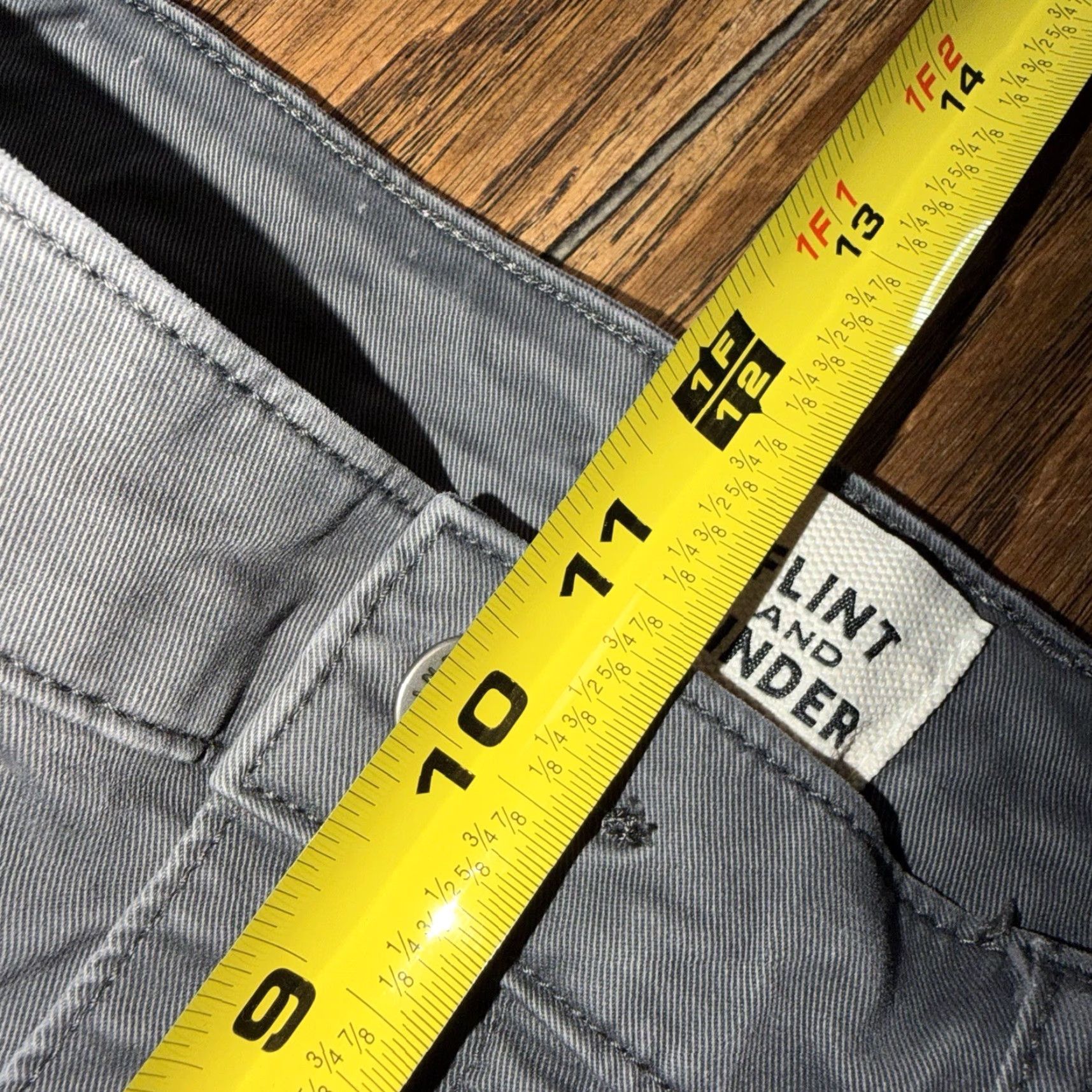 Flint And Tinder Flint and Tinder Shorts 32 Gray 365 Chino Flex Stretch Twill Outdoor Hike Casual Shirt Size US 32 / EU 48 - 8 Thumbnail