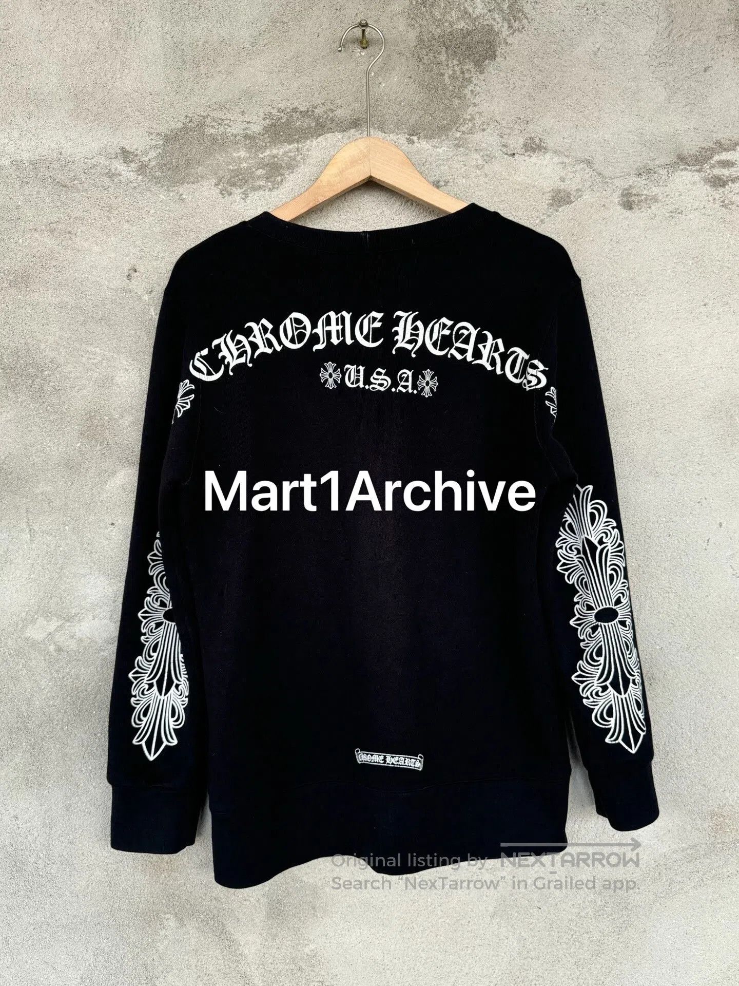 Chrome Hearts Chrome Hearts USA Slogan Crewneck Sweatshirt. Size US S / EU 44-46 / 1 - 1 Thumbnail