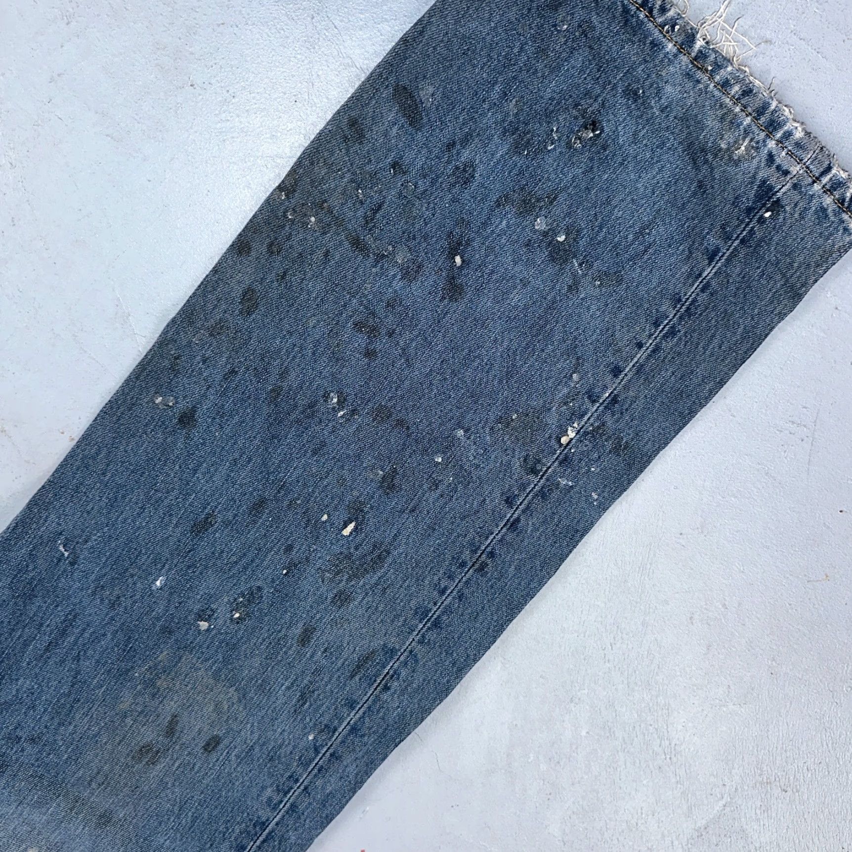 Levi's VINTAGE Levi's 501 Jeans 90s Straight Leg Denim Blue Light Wash 40x32 Mens Size US 40 / EU 56 - 4 Thumbnail