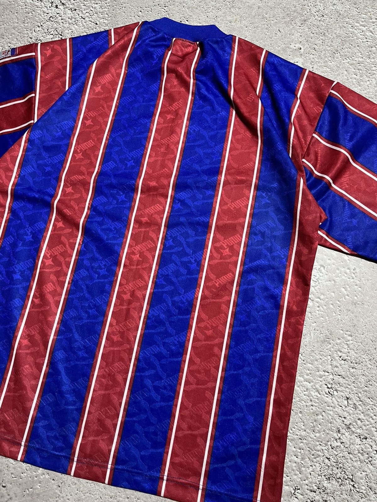Puma × Vintage Vintage Puma Made in UK Soccer Football Jersey T Shirt Size US M / EU 48-50 / 2 - 10 Thumbnail