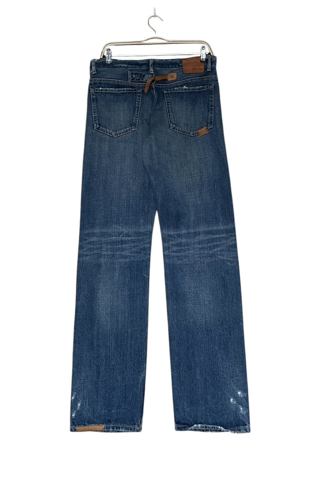 14th Addiction × Japanese Brand × Journal Standard Vintage Brand Journal Standard Buckle Back Jeans 1990s Size US 31 - 2 Thumbnail