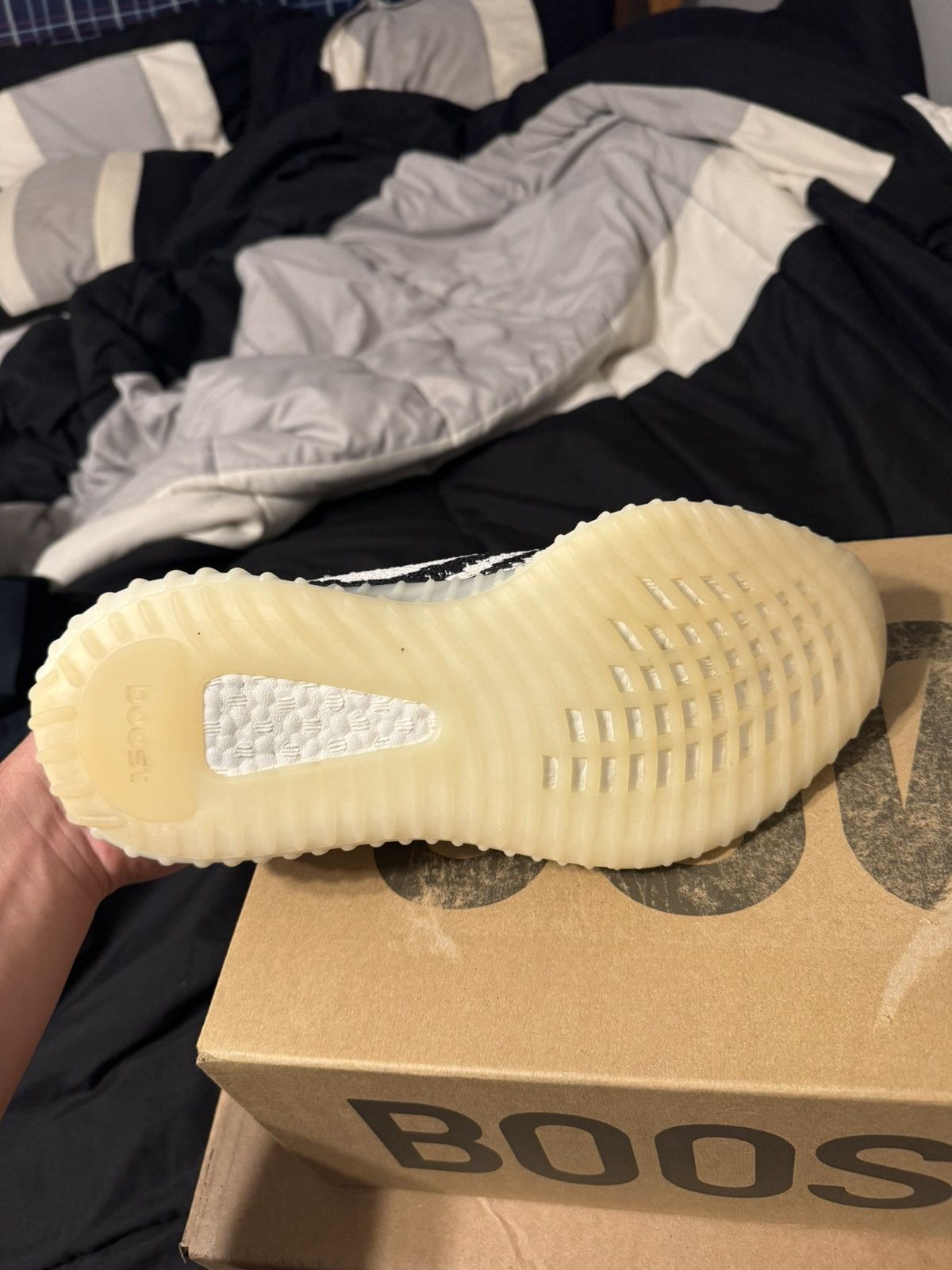Adidas Yeezy 350 Zebra V2 Size US 10.5 / EU 43-44 - 12 Thumbnail