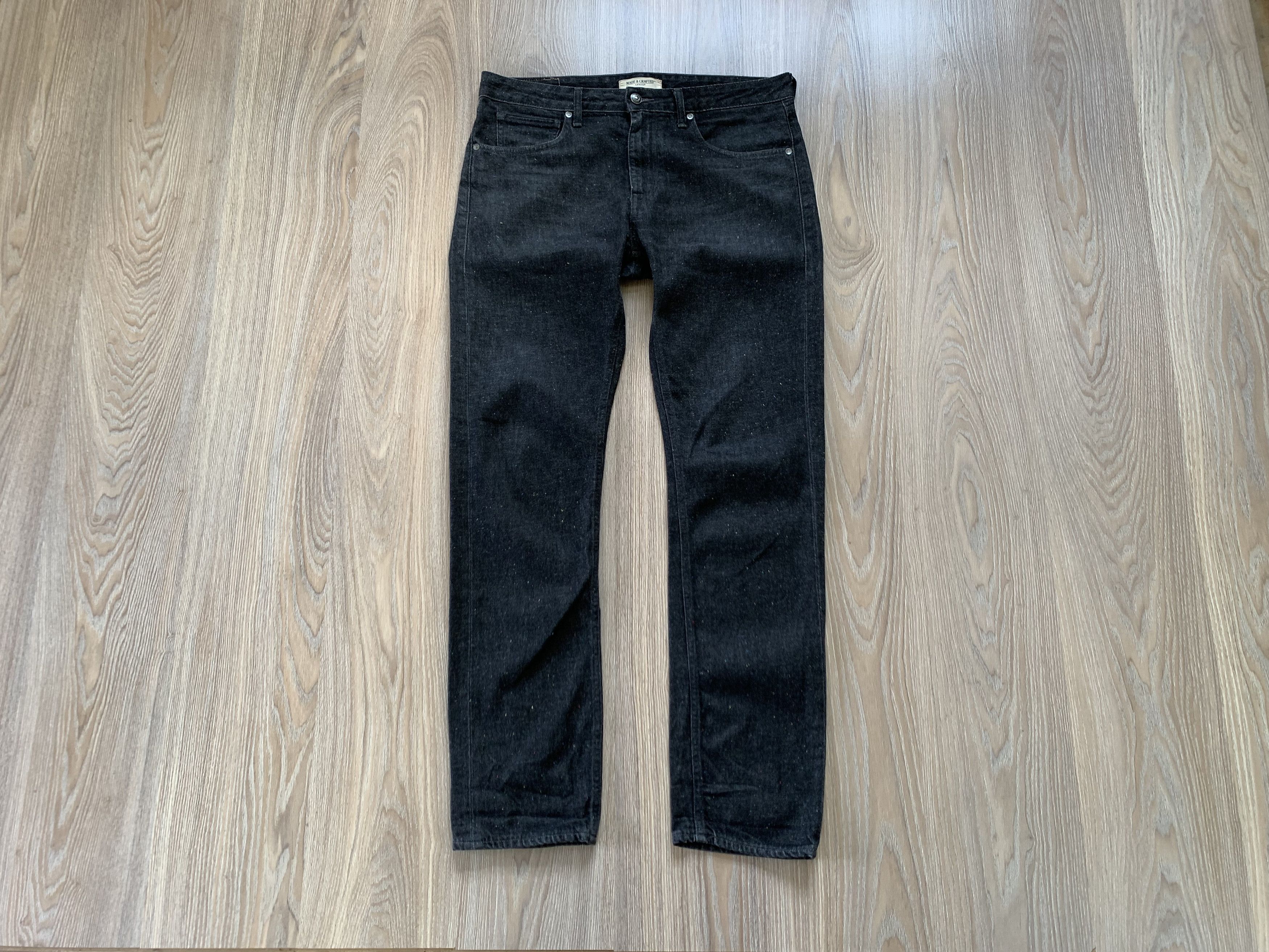 Levi's × Levi's Made & Crafted × Levi's Vintage Clothing Levi's Made & Crafted Tack Slim Dark Grey Jeans Size US 34 / EU 50 - 1 Thumbnail