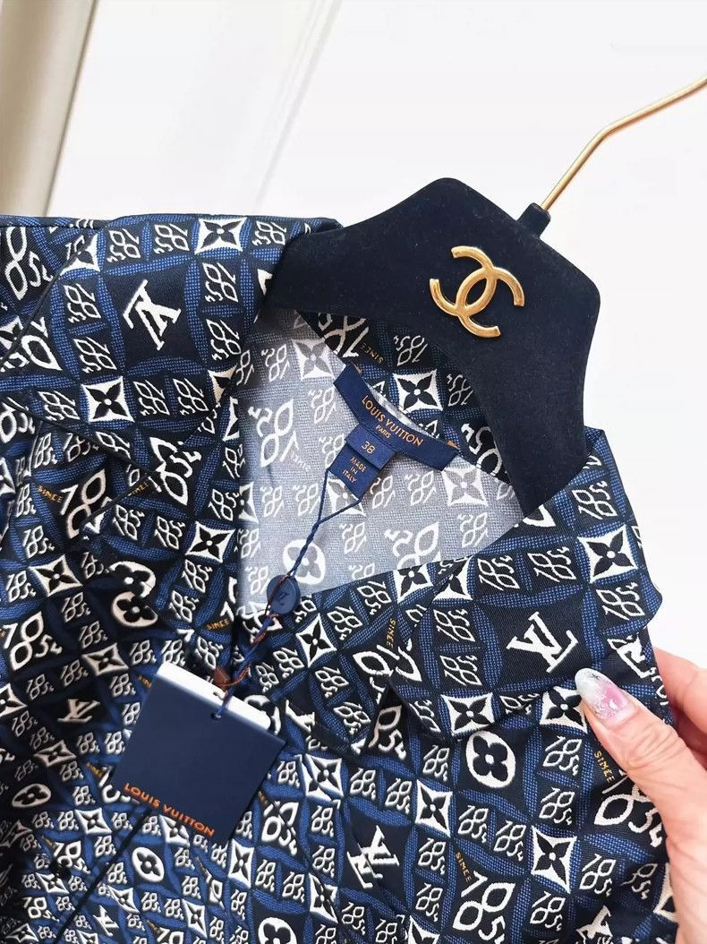 Louis Vuitton Louis Vuitton Classic 1854 Short Sleeve Shirt-2506 Size M / US 6-8 / IT 42-44 - 7 Thumbnail