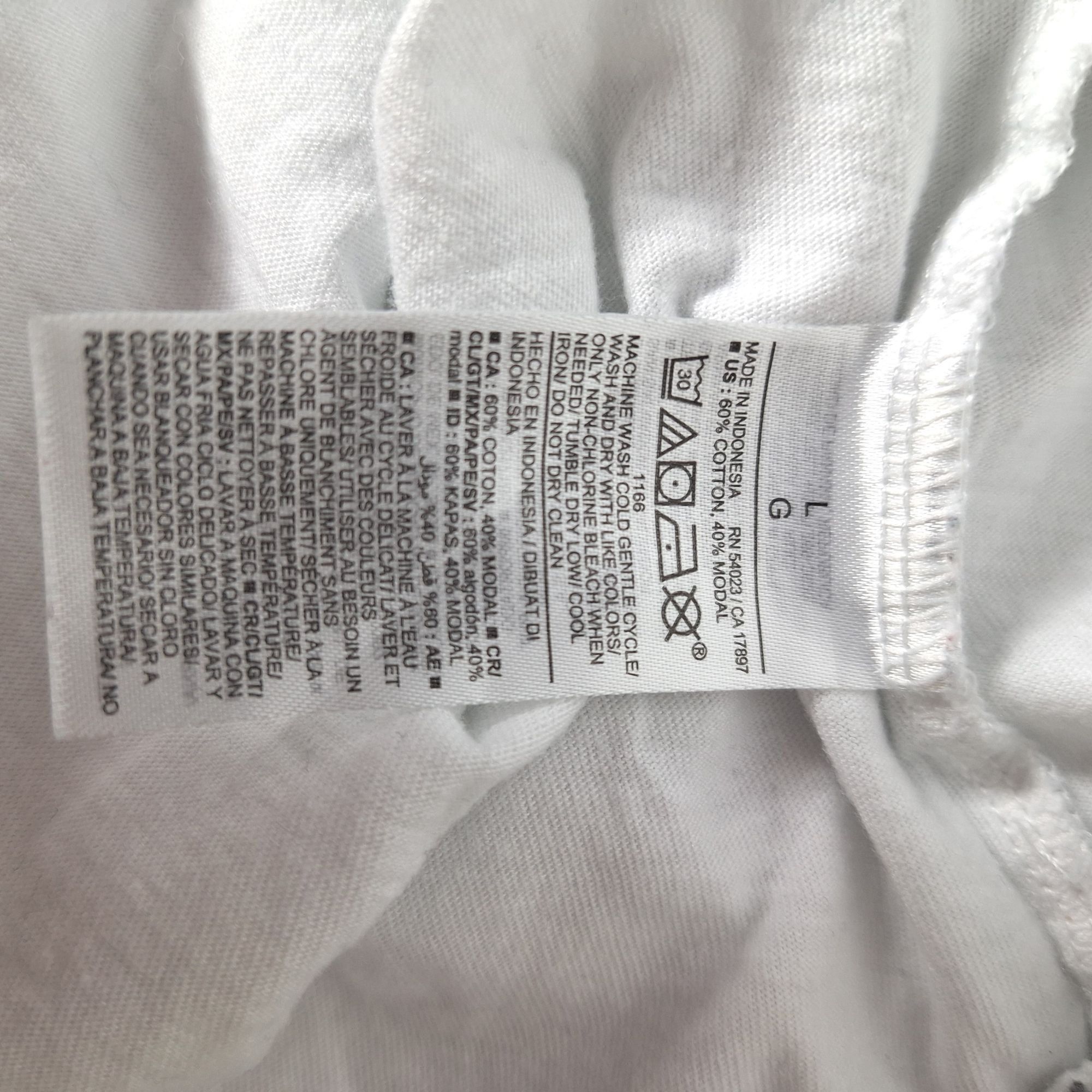 Old Navy Old Navy Womens White Pocket T-Shirt Size L Oversized Short Size L / US 10 / IT 46 - 5 Thumbnail