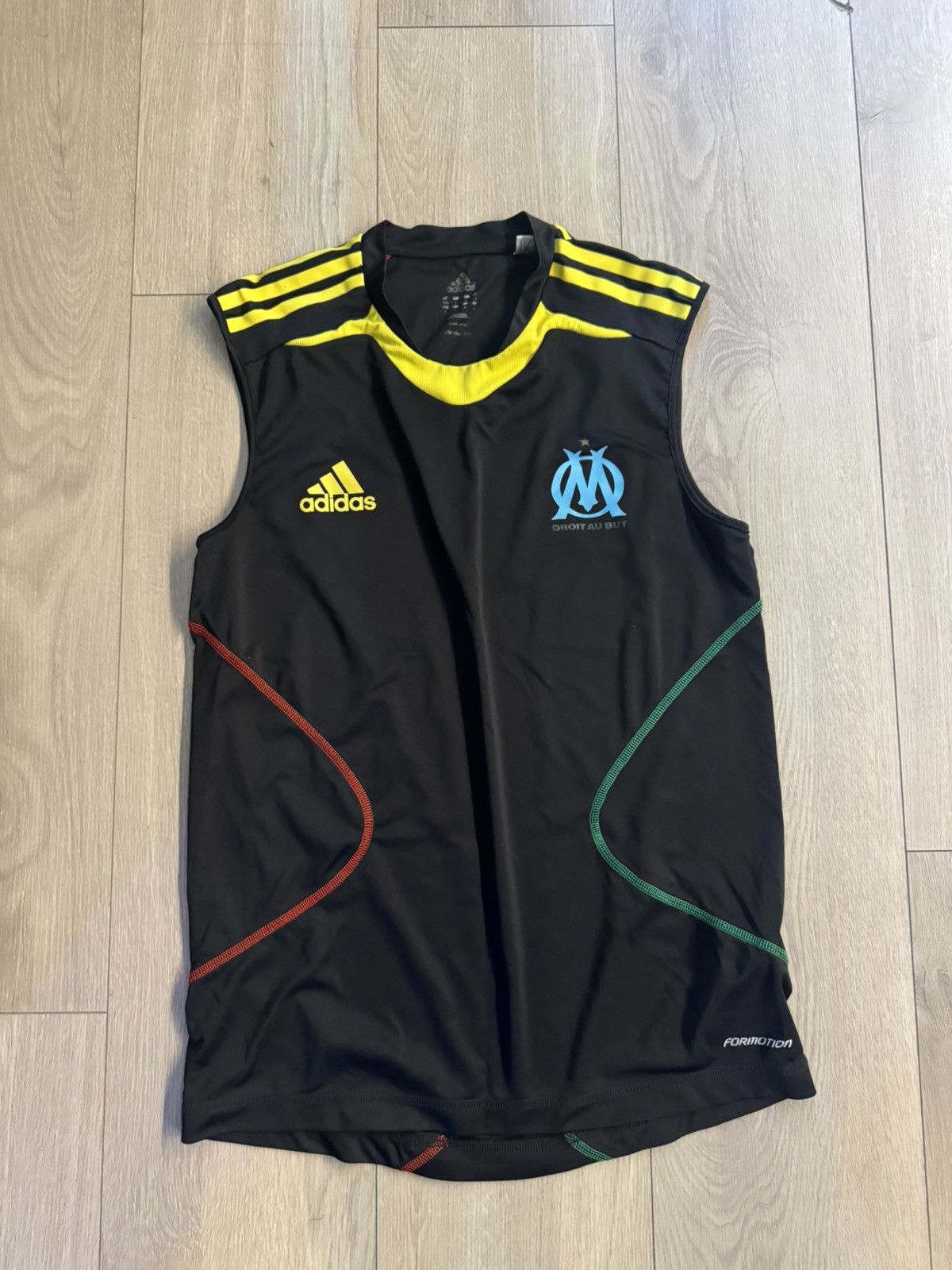 Adidas Adidas Olymipique Marseille Training Vest 2010-11 Size US M / EU 48-50 / 2 - 1 Thumbnail