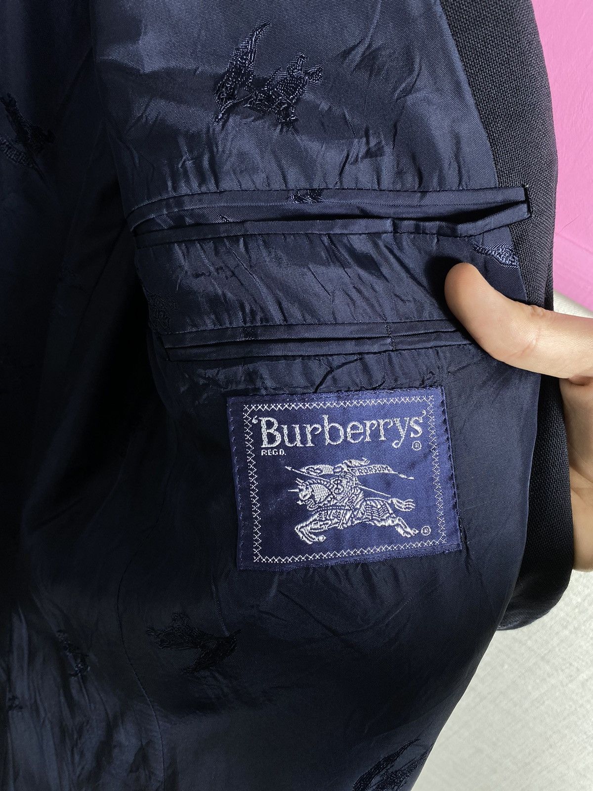 Burberry × Vintage Burberrys London vintage blazer Size 46L - 10 Thumbnail