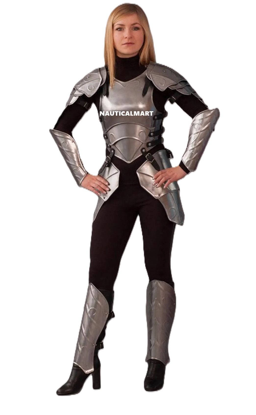 Handmade Steel Lady Knight Armor Costume