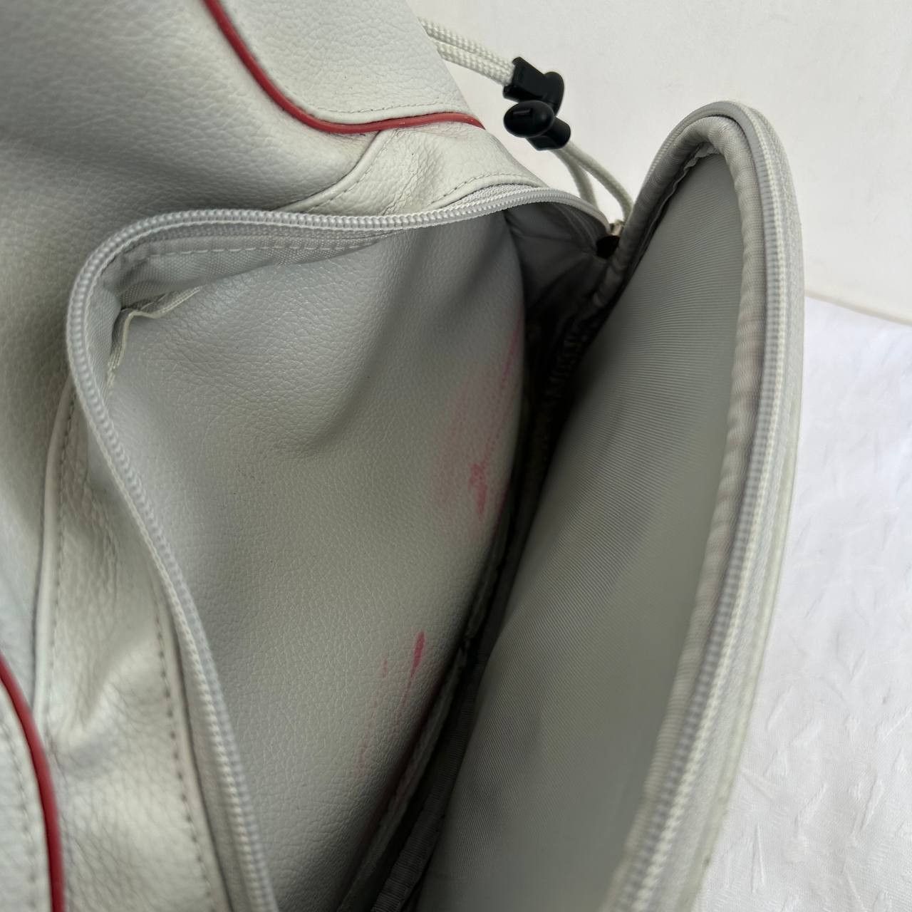 Nike 90s VTG Nike Leather Backpack #1326 Size ONE SIZE - 7 Thumbnail