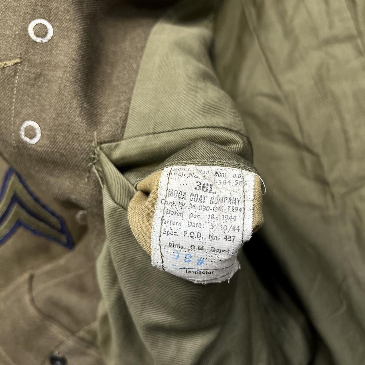 Vintage Vintage Eisenhower Ike Jacket WWII Cropped Military Wool USA Size US XS / EU 42 / 0 - 8 Thumbnail