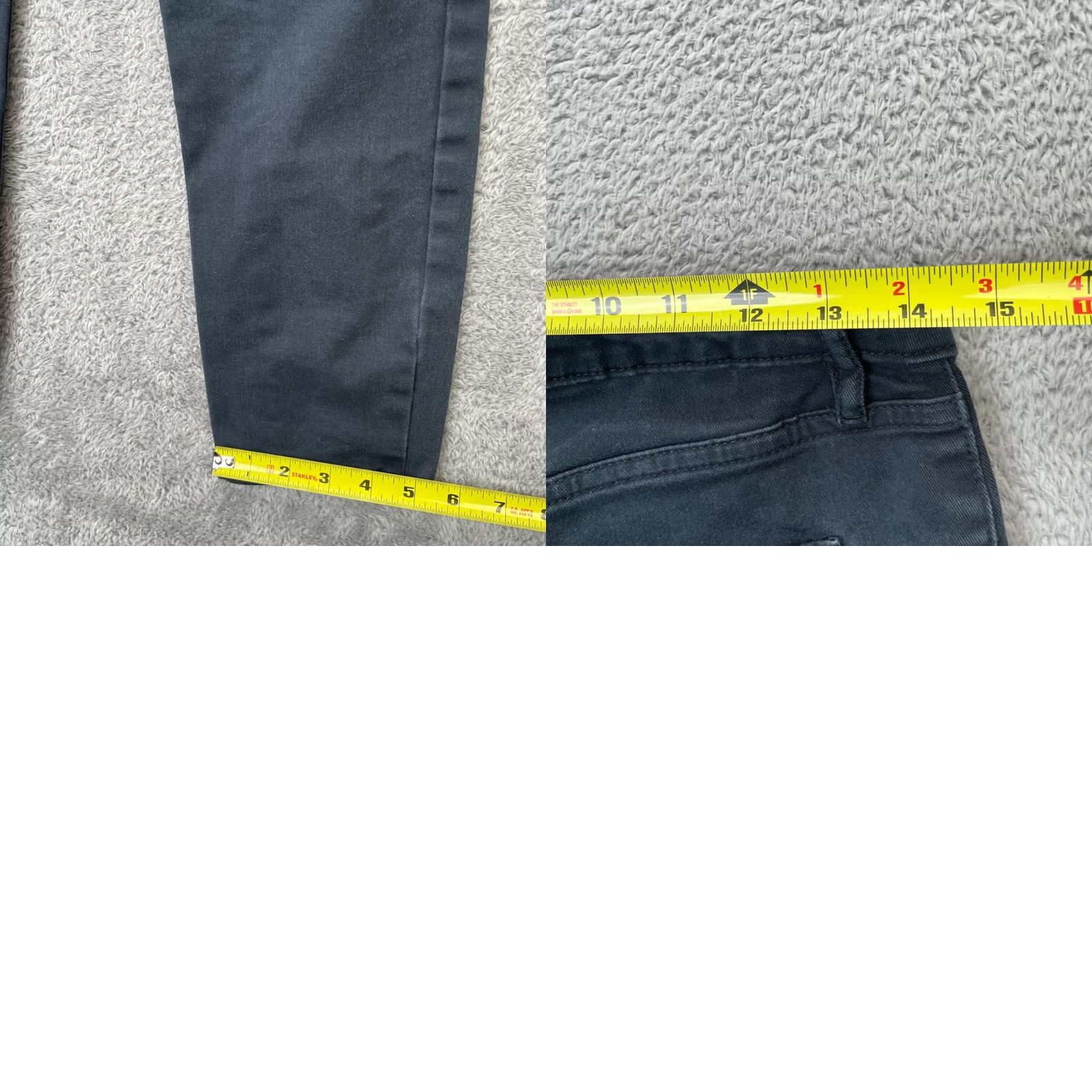 Banana Republic Banana Republic Jeans Womens 6 Gray Tapered Denim Cotton Stretch Dark Wash 5-Pocket Design Waist 30 in Inseam 26 in Regular Size 28" / US 6 / IT 42 - 8 Thumbnail