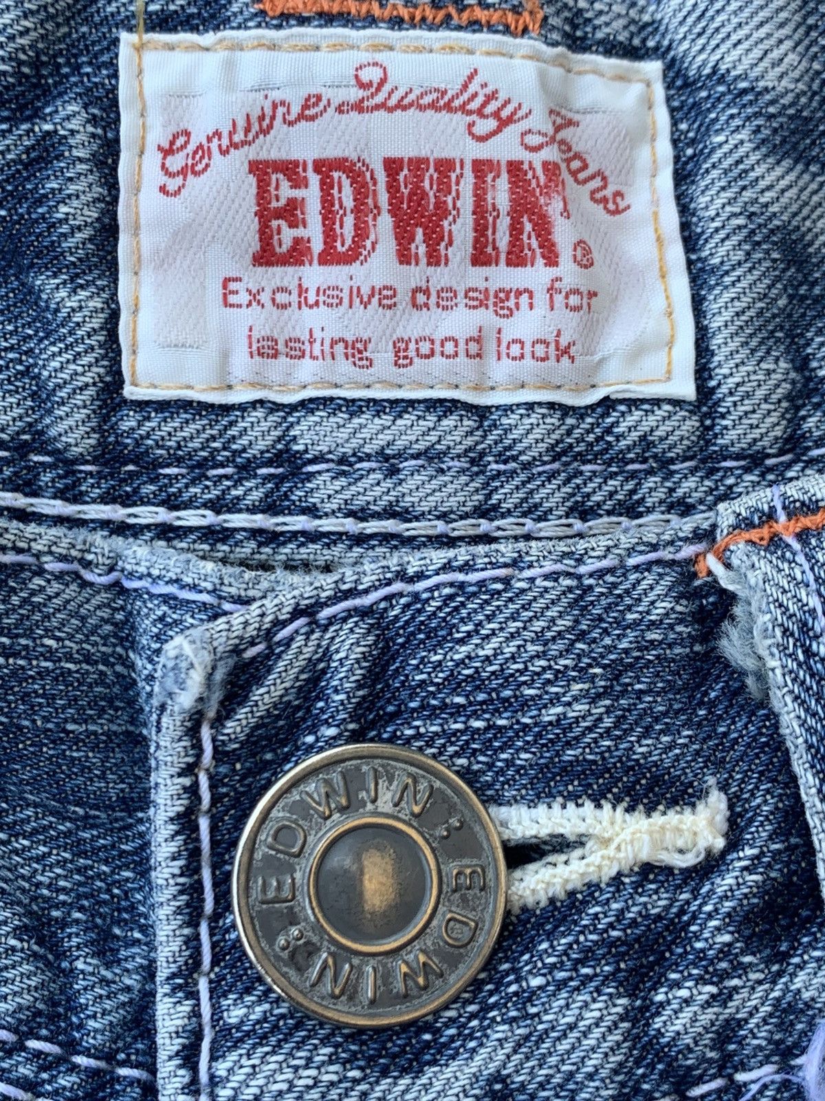 Edwin Edwin XV Exclusive Vintage Baggy Denim Wide Leg Jeans (26) Size US 30 / EU 46 - 7 Thumbnail