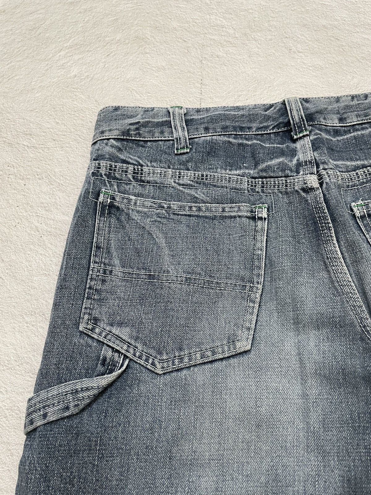 Japanese Brand 2000s Oskosh Jorts Denim Carpenter Jeans Washed Y2K Japan Size US 35 - 8 Thumbnail