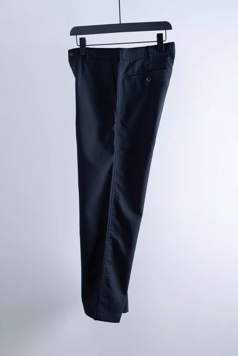 Comme des Garcons Comme des Garcons size M Navy blue thin wool straight casu Size US 29 - 6 Thumbnail