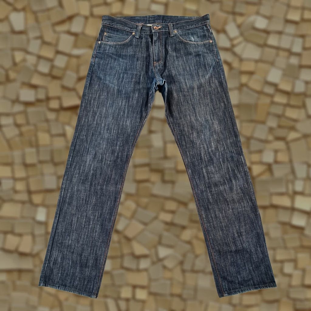 Edwin Folk x Edwin EF-62 Mens Jeans Blue W36 L32 Regular Fit Straight Leg Denim Size US 36 / EU 52 - 1 Thumbnail
