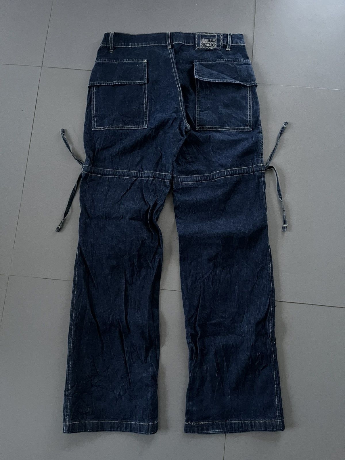 Marithe + Francois Girbaud MARITHE FRANCOIS GIRBAUD BONDAGE DENIM PANTS MULTI POCKET Size US 32 / EU 48 - 2 Thumbnail