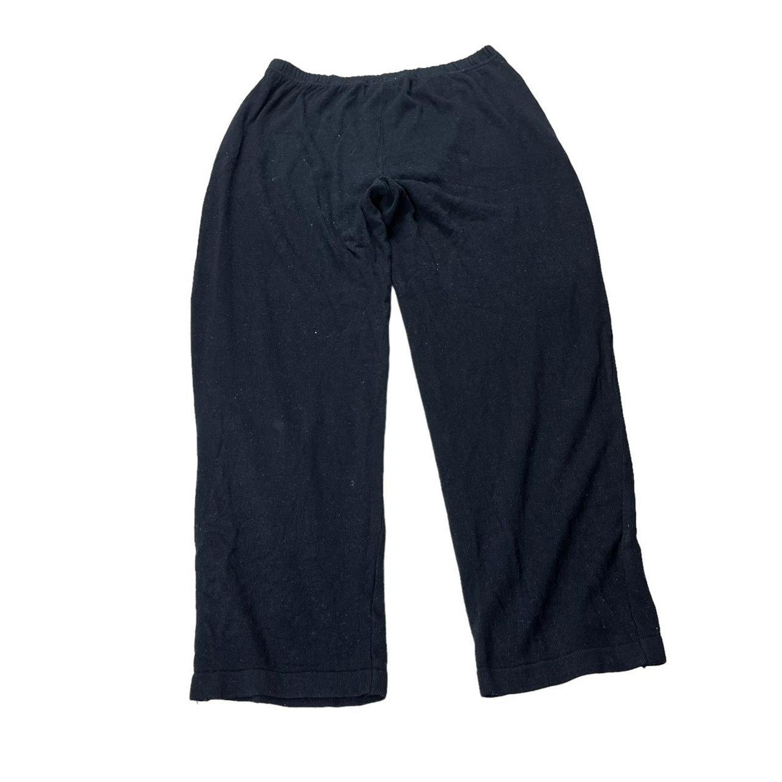 Coldwater Creek Coldwater Creek Black Lounge Pants Size 36" / US 14 / IT 50 - 3 Thumbnail