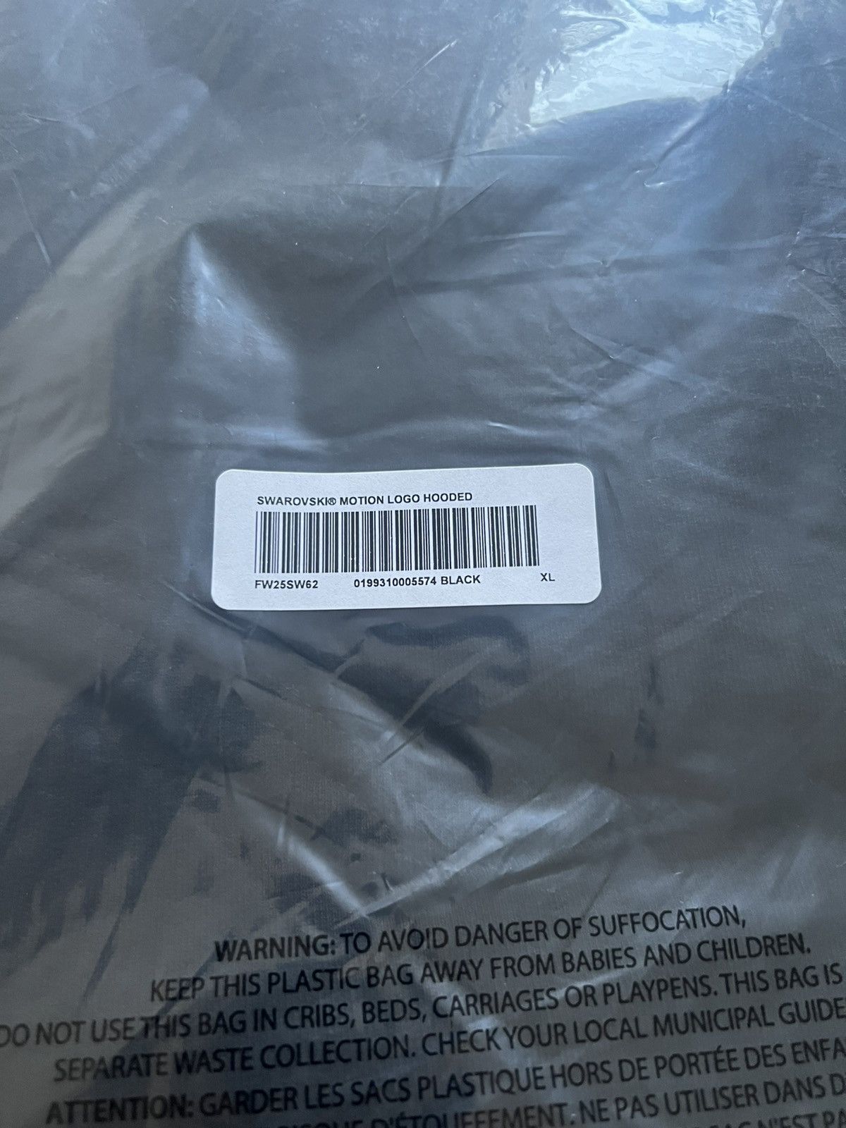 Supreme × Swarovski Supreme Swarovski Motion Logo Hooded Sweatshirt Size XL Size US XL / EU 56 / 4 - 3 Thumbnail