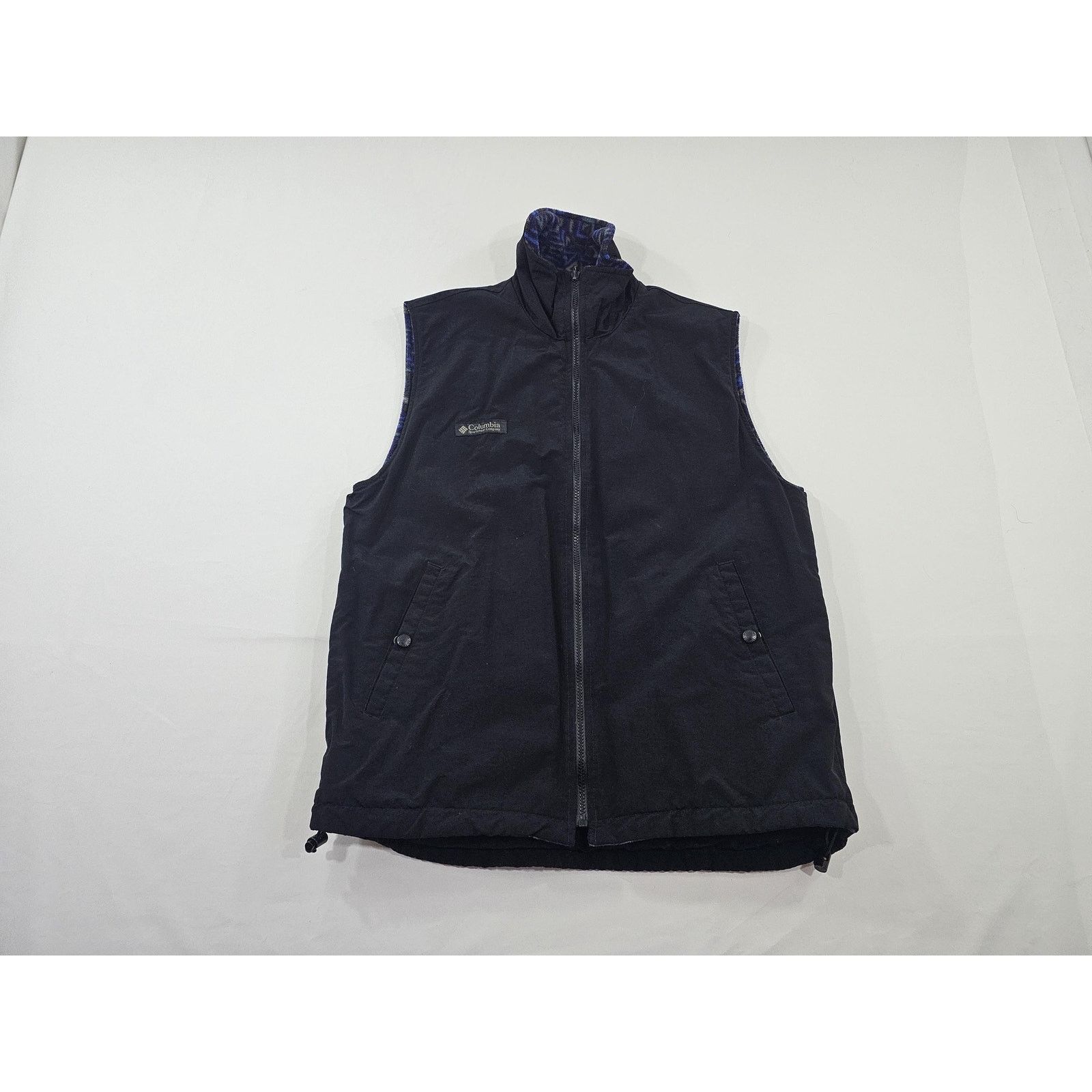 Columbia 90s Columbia Reversible Fleece Vest, Geometric Womens M Size M / US 6-8 / IT 42-44 - 3 Thumbnail