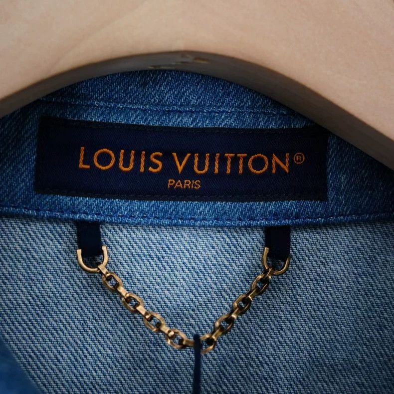 Louis Vuitton Louis Vuitton Striped Denim Polo Shirt-2507 Size US S / EU 44-46 / 1 - 3 Thumbnail