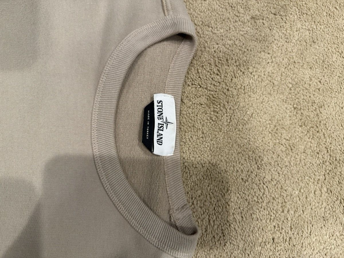 Stone Island Beige Stone Island Crewneck Sweater Size US XXL / EU 58 / 5 - 4 Thumbnail