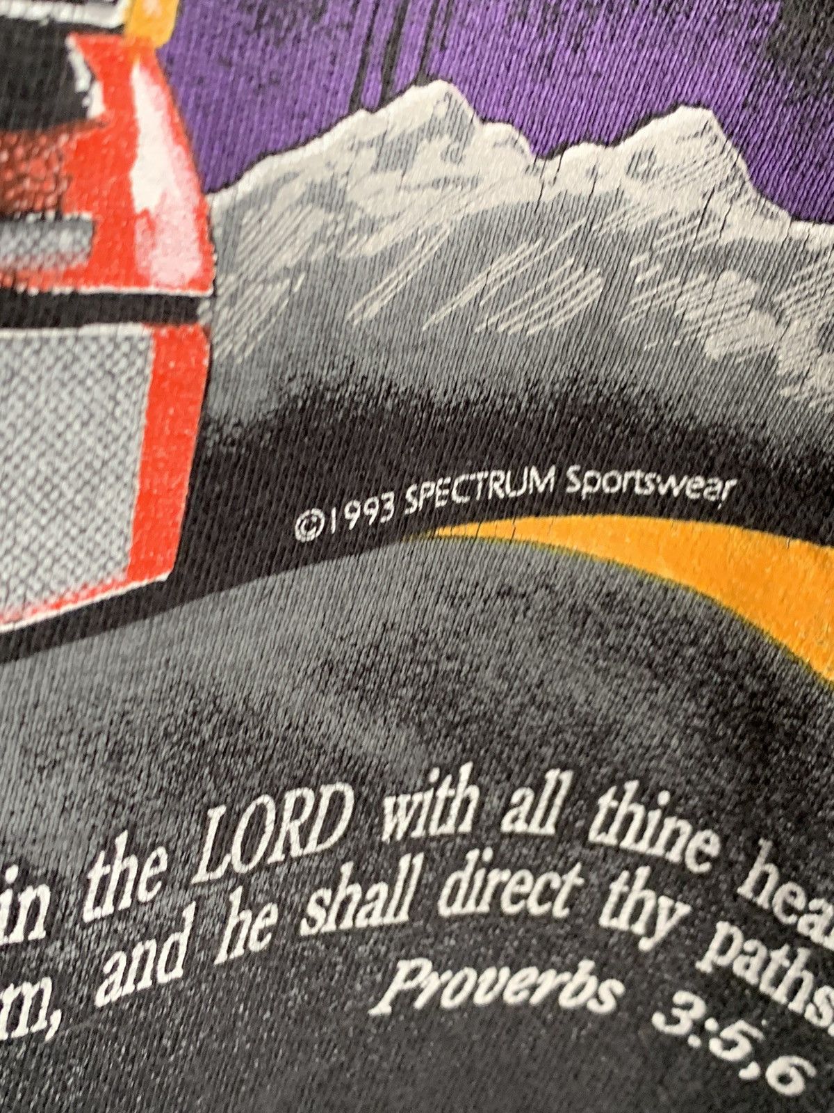 Vintage RARE* Vintage 1993 Never Alone Jesus Trucker Christian Shirt Size US XL / EU 56 / 4 - 6 Thumbnail