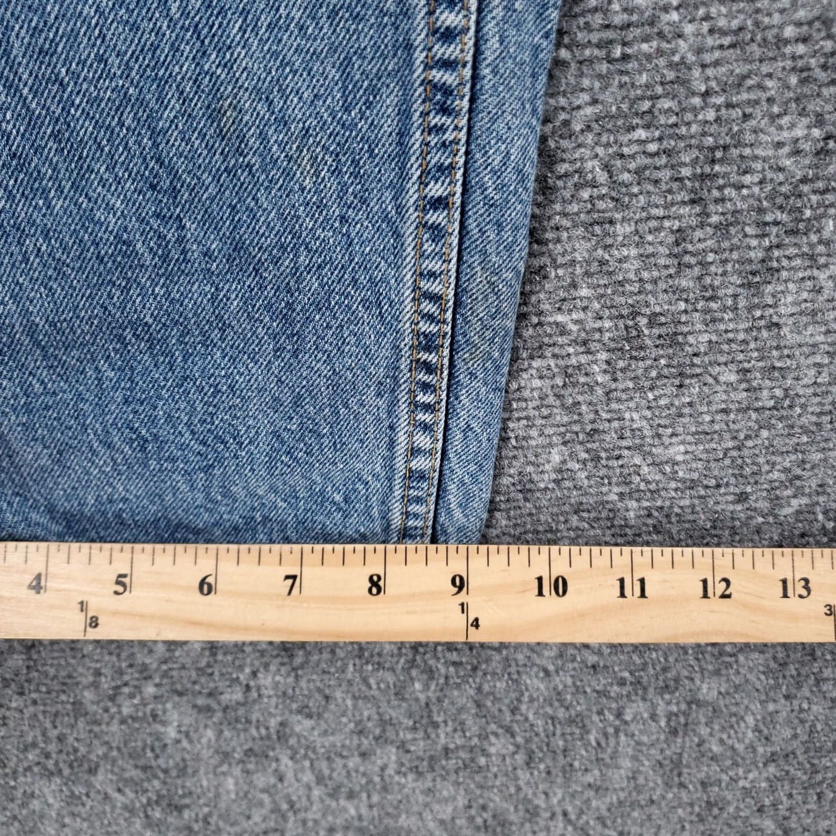 Levi's VINTAGE Levis Jeans 44x29 Blue Medium Wash Straight Leg Brown Tab Mens Size US 44 / EU 60 - 4 Thumbnail
