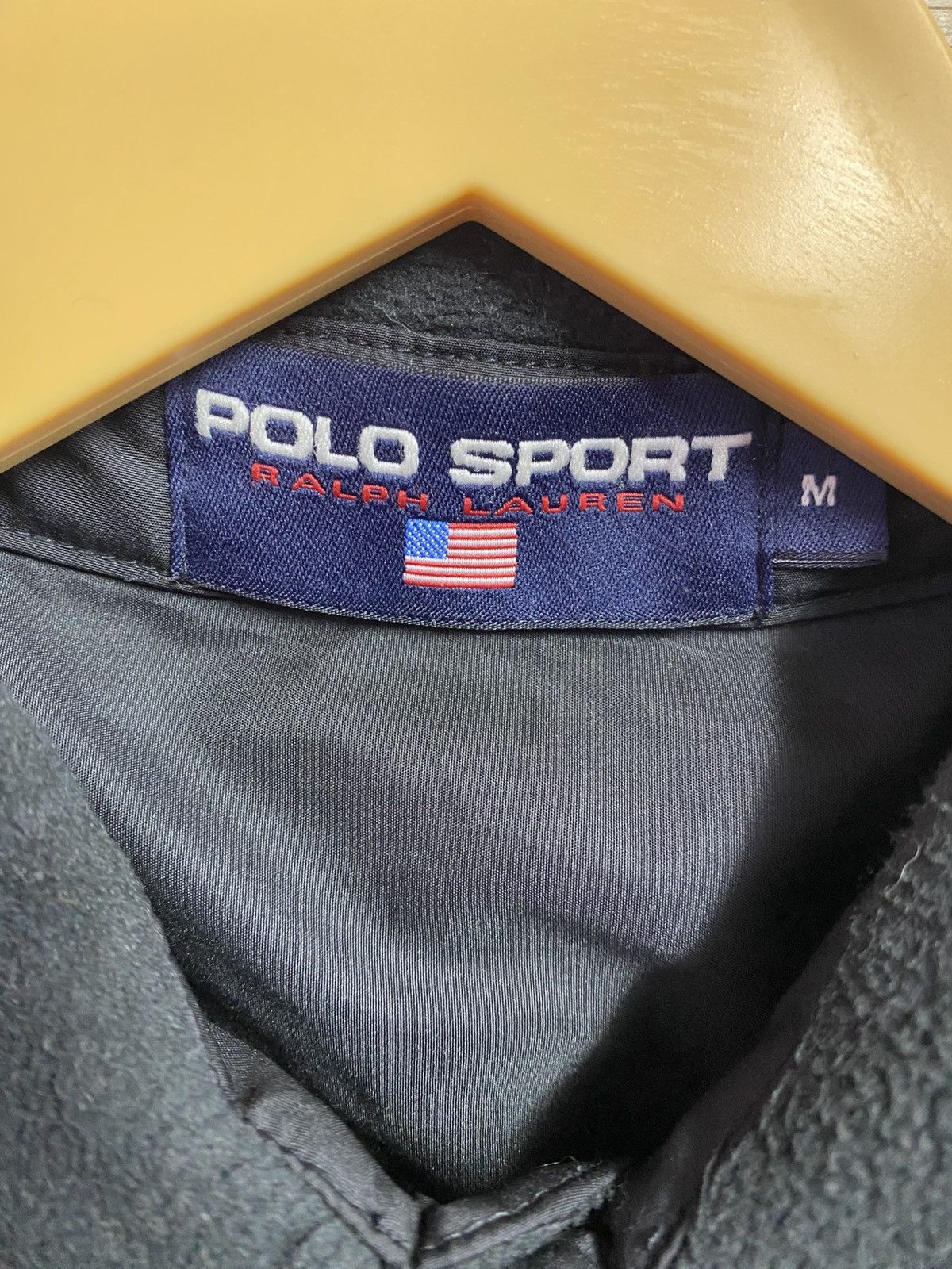 Polo Ralph Lauren vintage Polo Sport Ralph Lauren light fleece jacket in black Size US XL / EU 56 / 4 - 5 Thumbnail